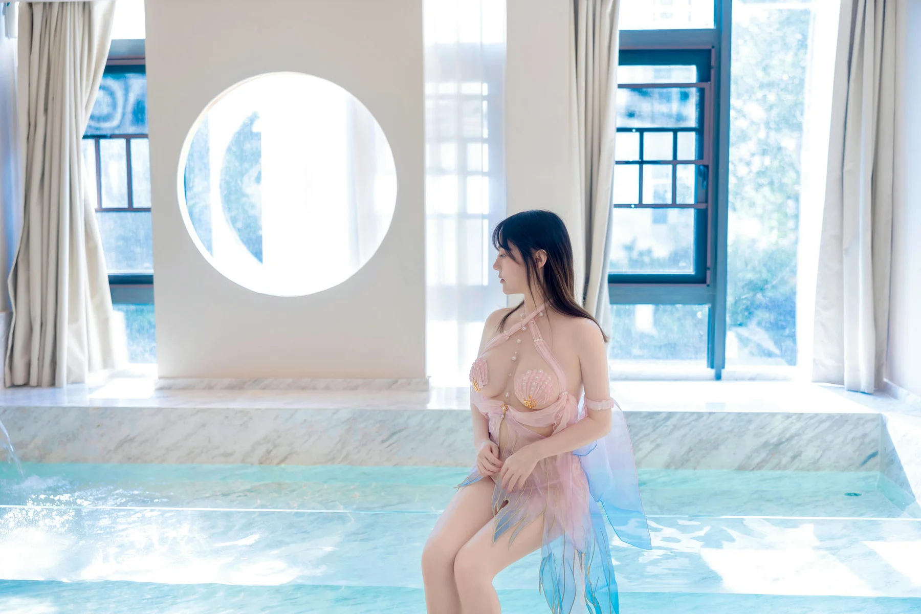 XiuRen 秀人 No.N059 豆瓣酱温泉湿身爆乳 - 1