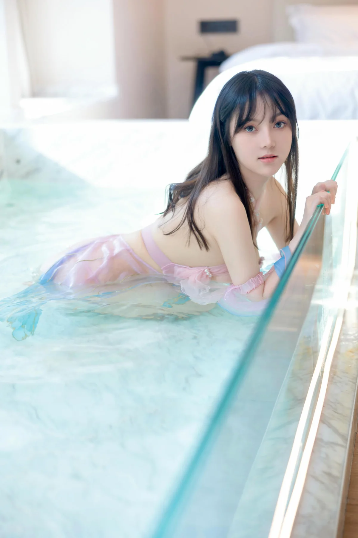 XiuRen 秀人 No.N059 豆瓣酱温泉湿身爆乳 - 2