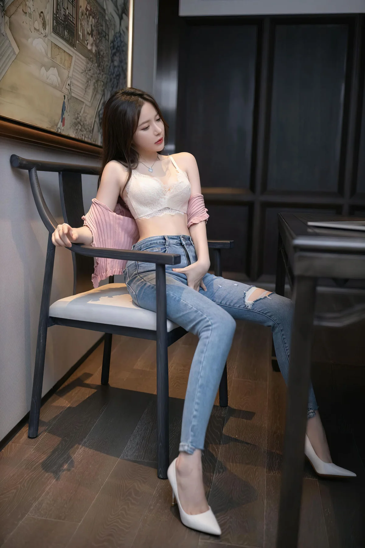 XiuRen 秀人 No.N090 鱼子酱Fish紧身牛仔裤 - 6