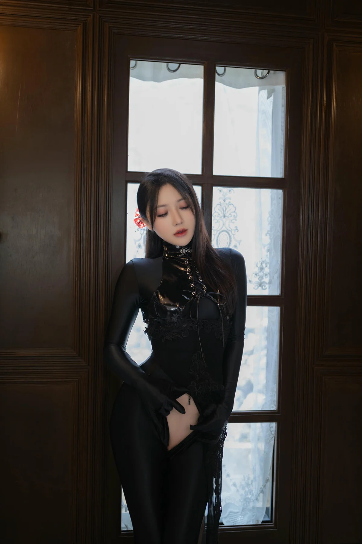 XiuRen 秀人 No.N093 鱼子酱Fis紧身连体衣 - 8