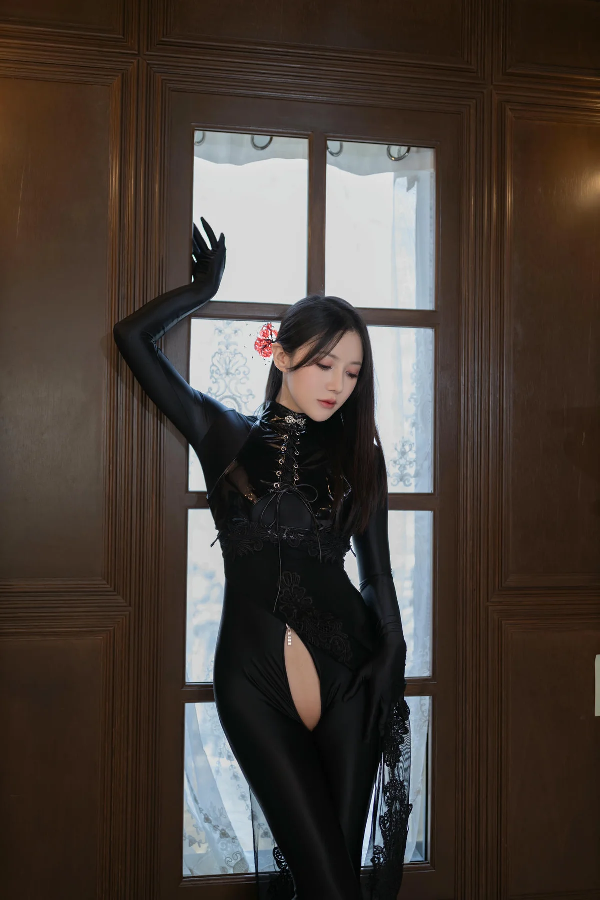 XiuRen 秀人 No.N093 鱼子酱Fis紧身连体衣 - 1