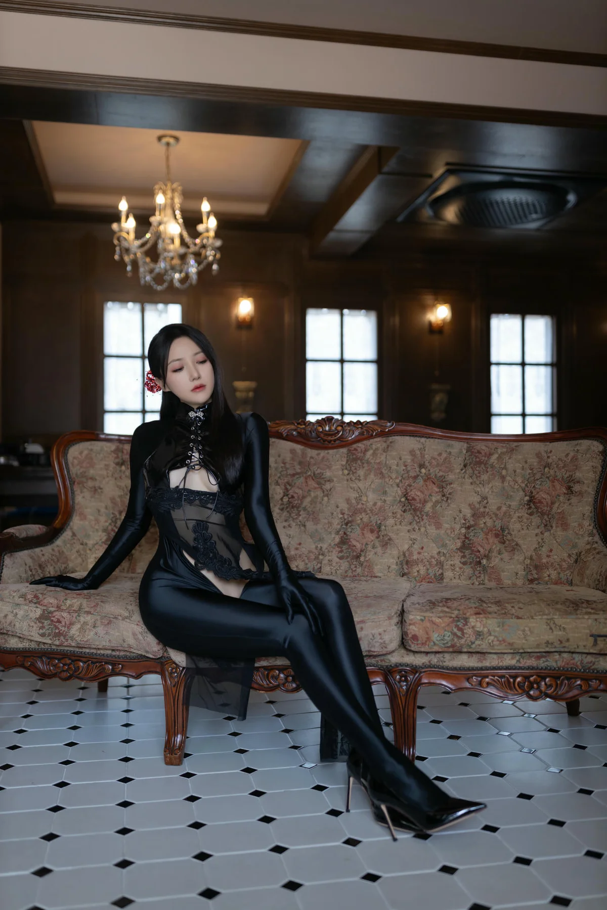 XiuRen 秀人 No.N093 鱼子酱Fis紧身连体衣 - 4