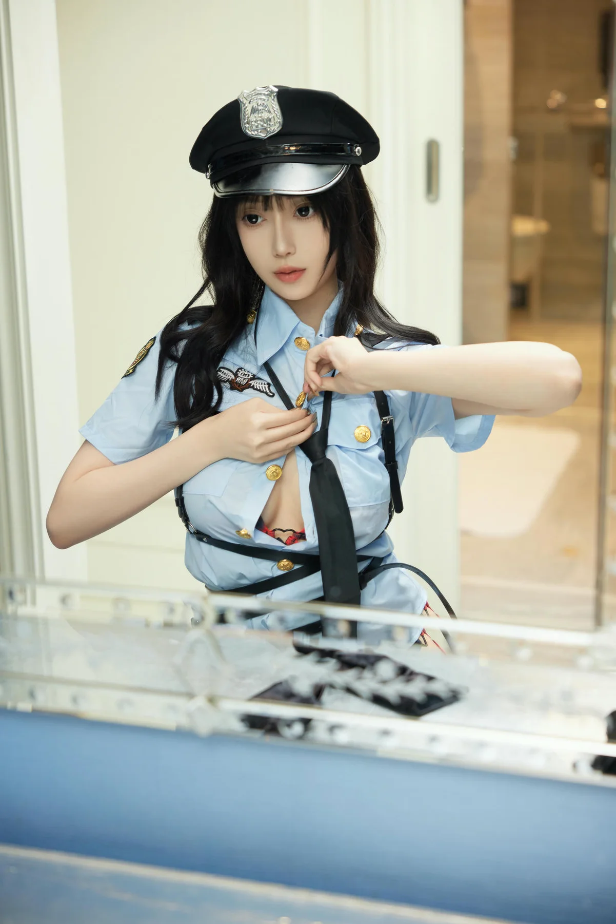 XiuRen 秀人 No.N104 玥儿玥 制服捆绑旗袍制服 - 8