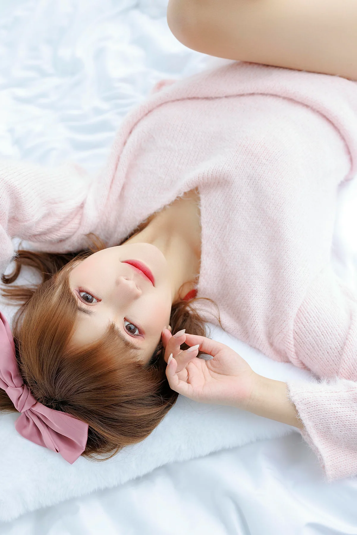 XiuRen 秀人 No.N135 张思允Nice 粉色毛衣可爱少女 - 9