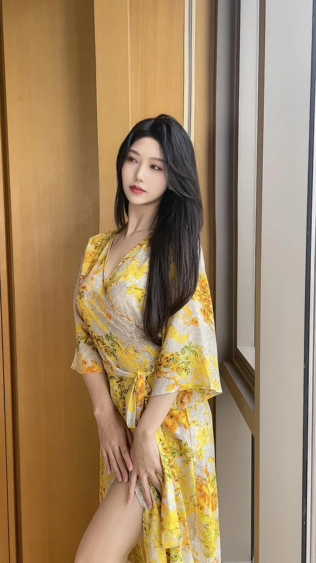 XiuRen 秀人 No.N156 利世黄色美裙诱惑肉丝 - 6