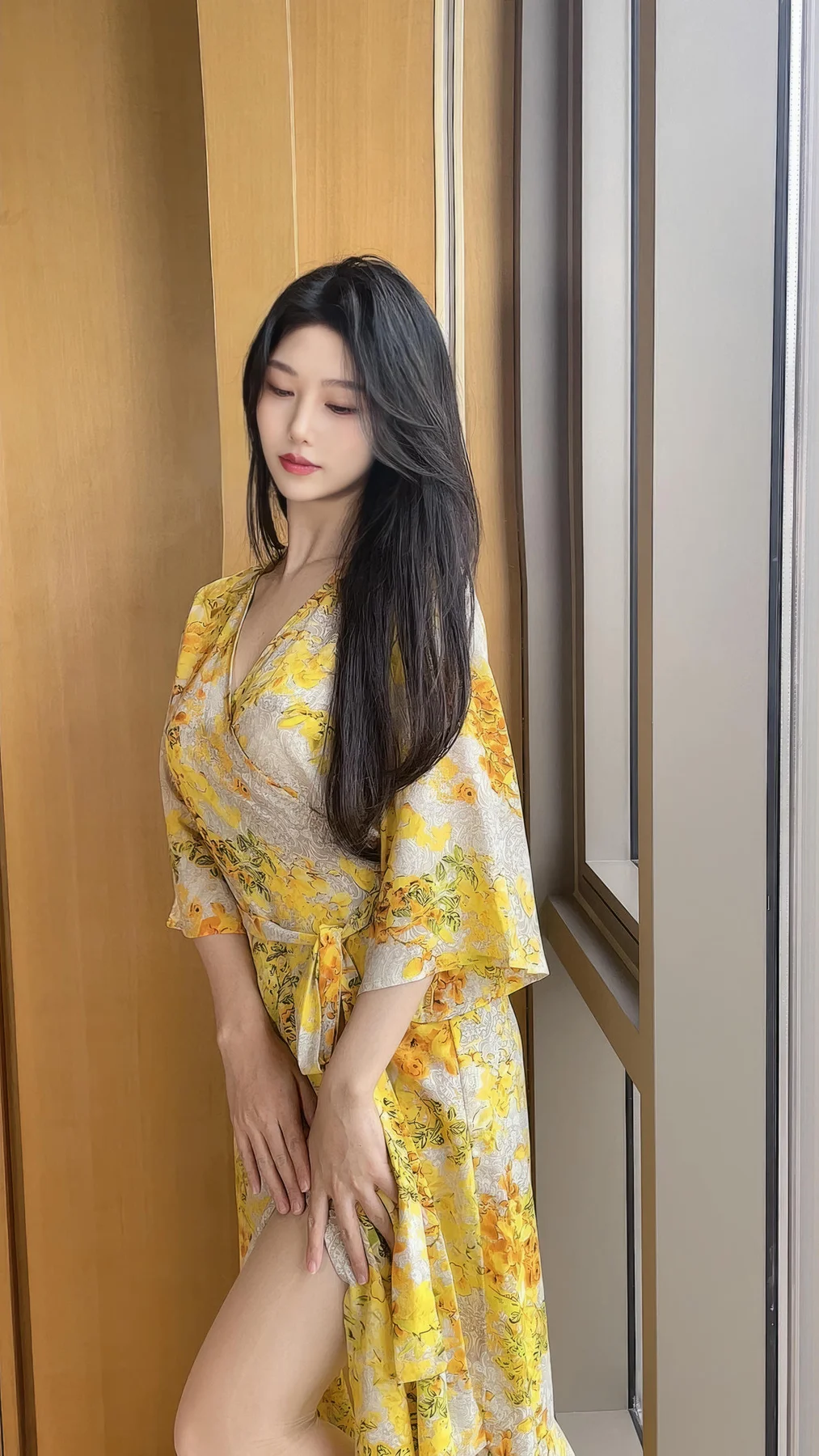 XiuRen 秀人 No.N156 利世黄色美裙诱惑肉丝 - 7