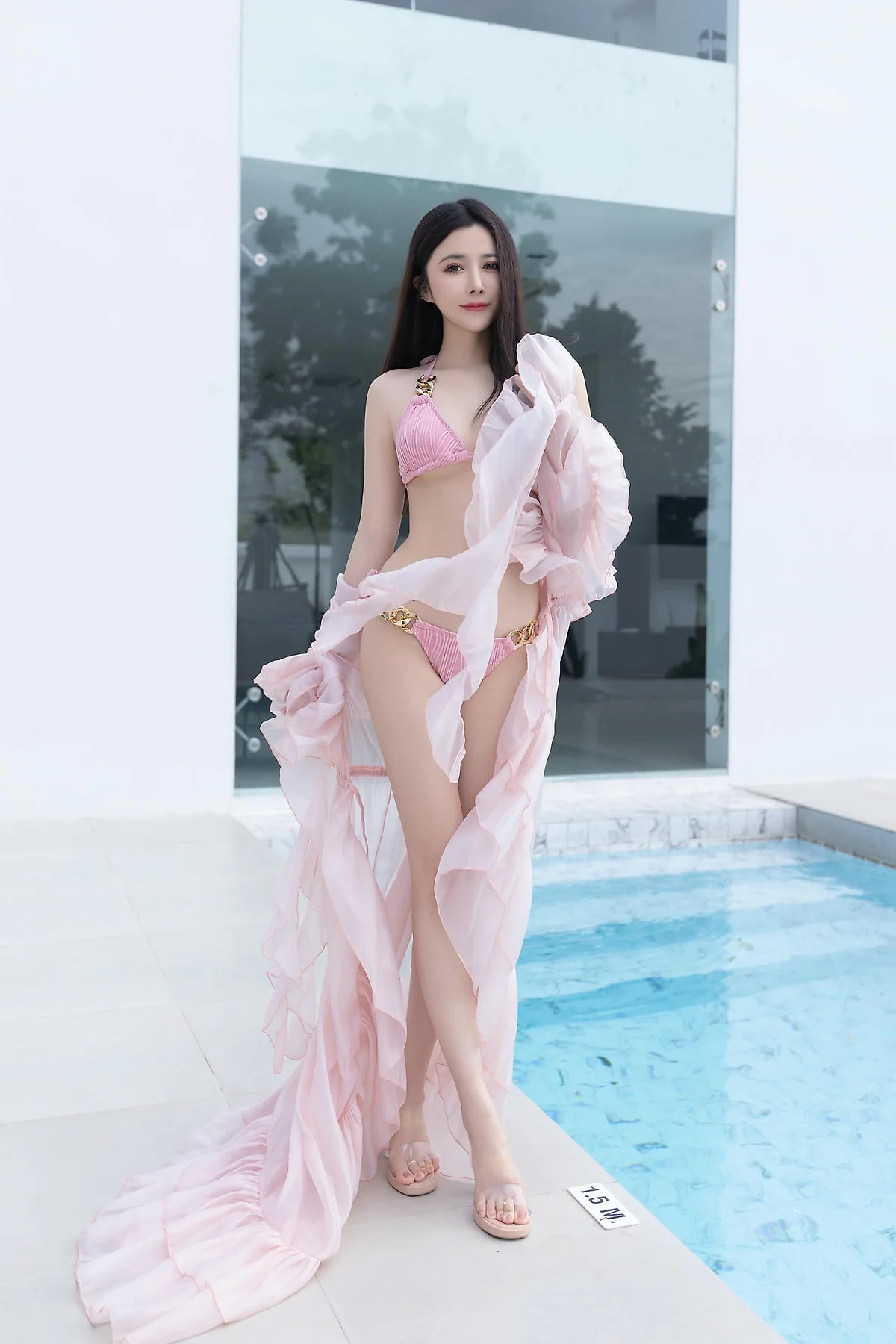 XiuRen 秀人 No.N157 鱼子酱Fish粉色比基尼 - 3
