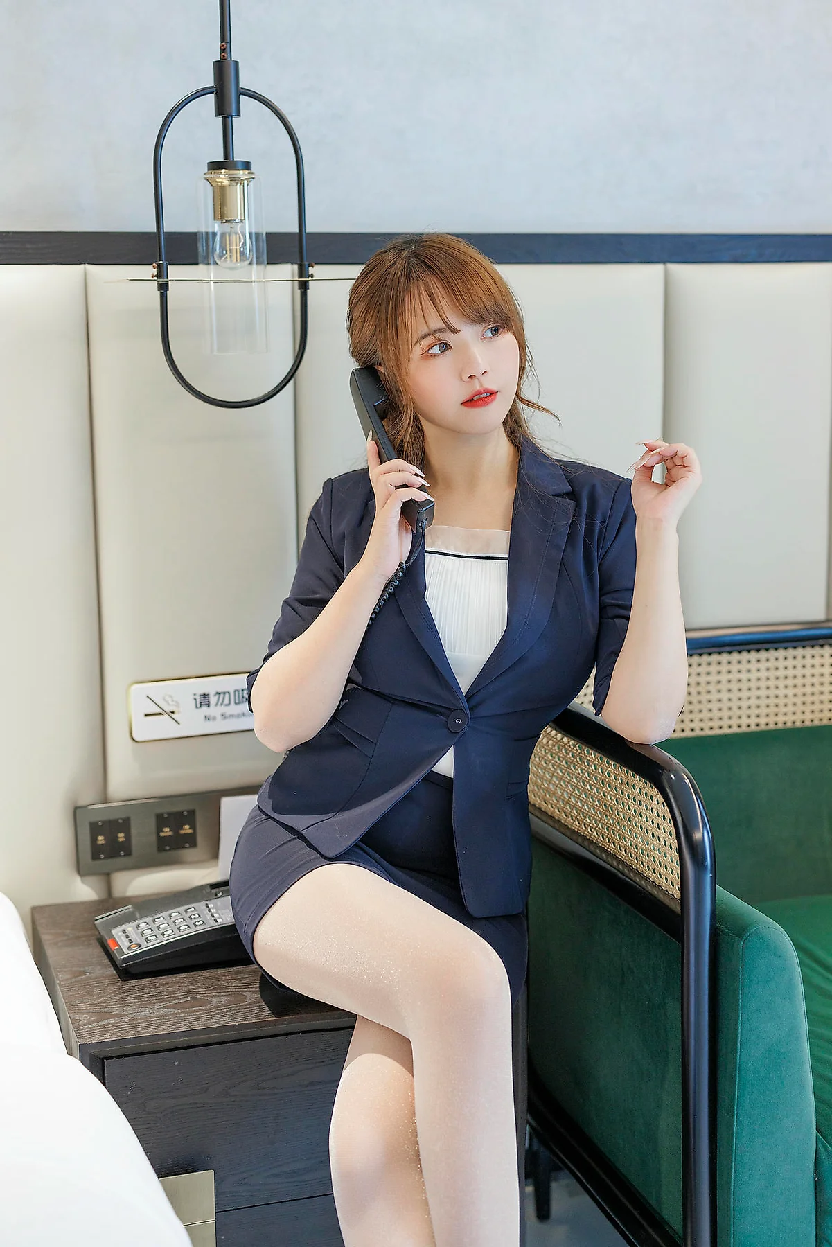 XiuRen 秀人 No.N165 张思允Nice制服ol办公 - 3