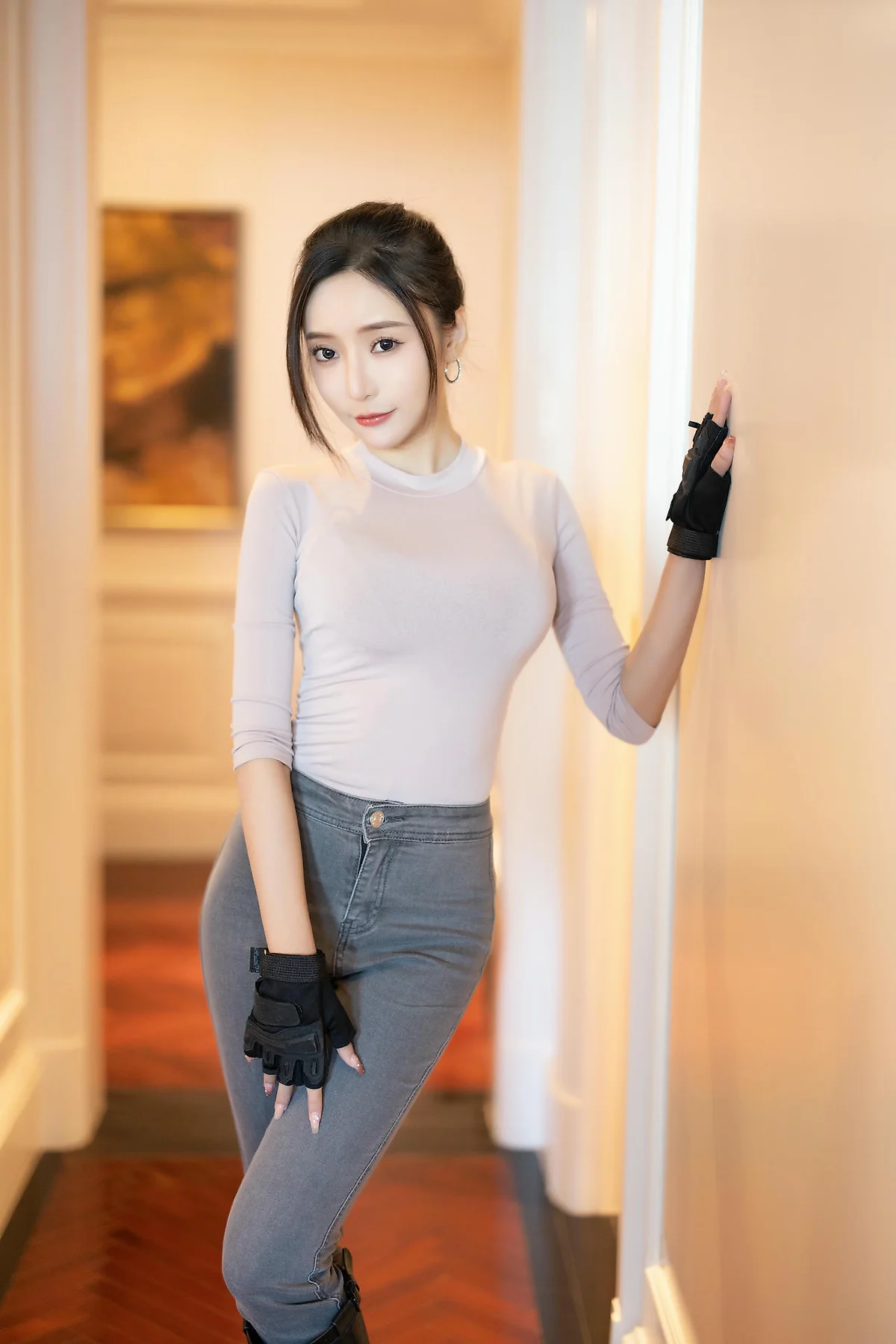 XiuRen 秀人 No.N184 王馨瑶钓鱼主题紧身牛仔裤 - 3