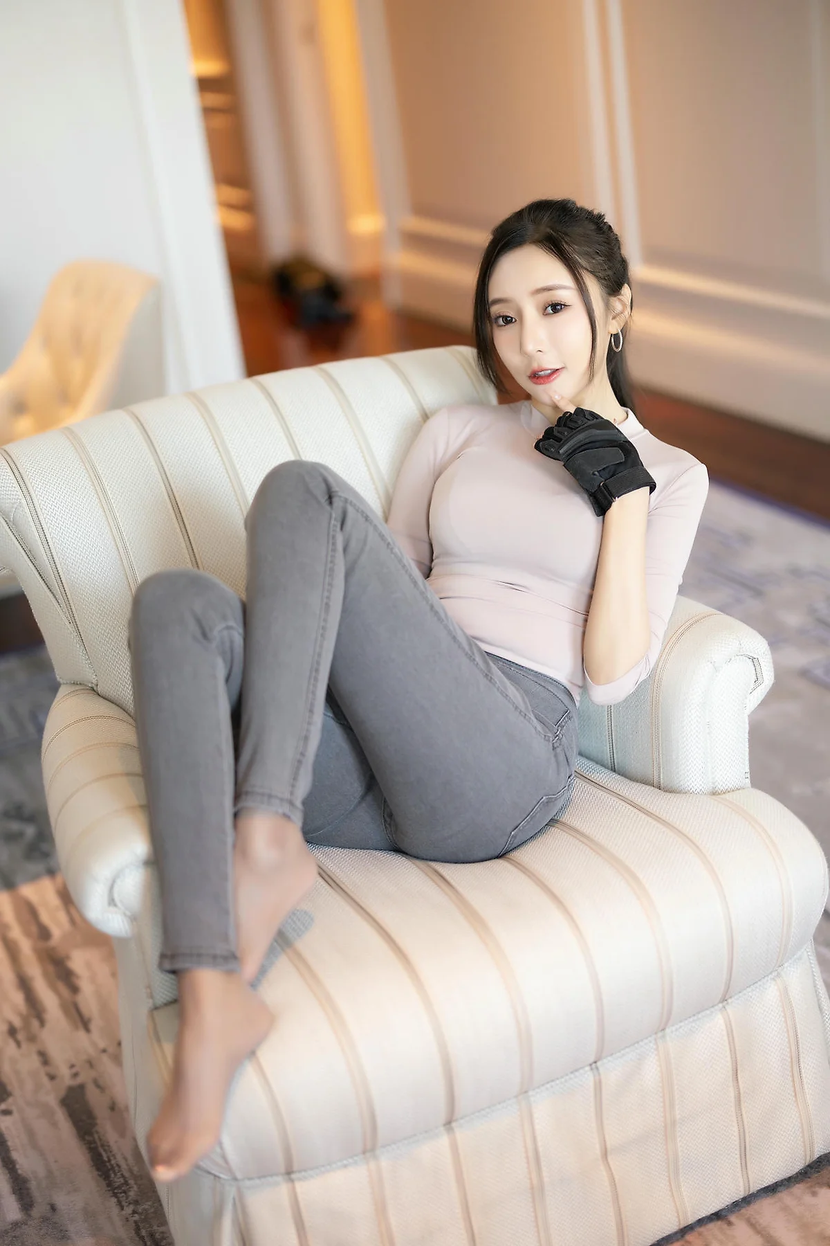 XiuRen 秀人 No.N184 王馨瑶钓鱼主题紧身牛仔裤 - 10