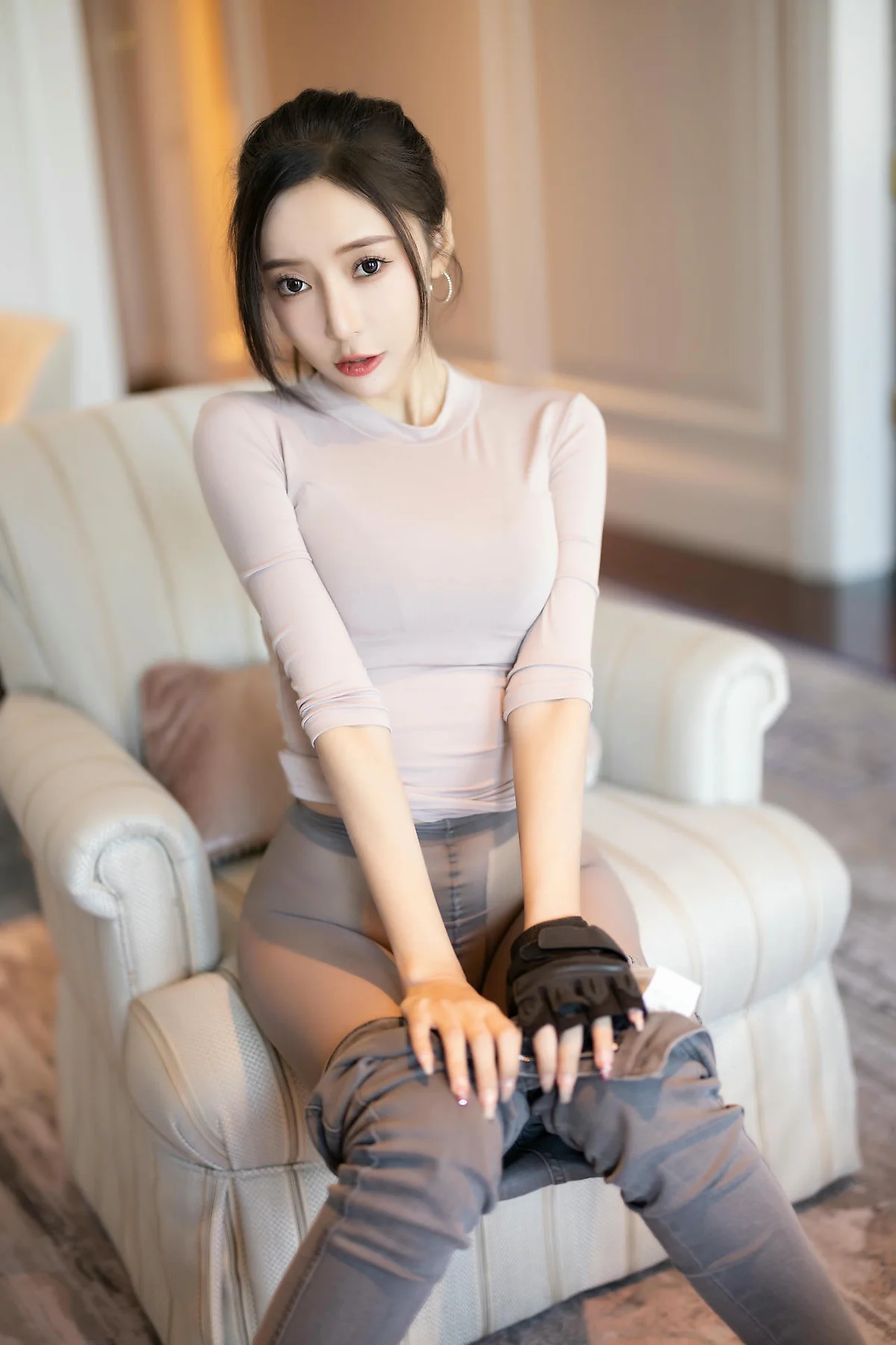 XiuRen 秀人 No.N184 王馨瑶钓鱼主题紧身牛仔裤 - 1