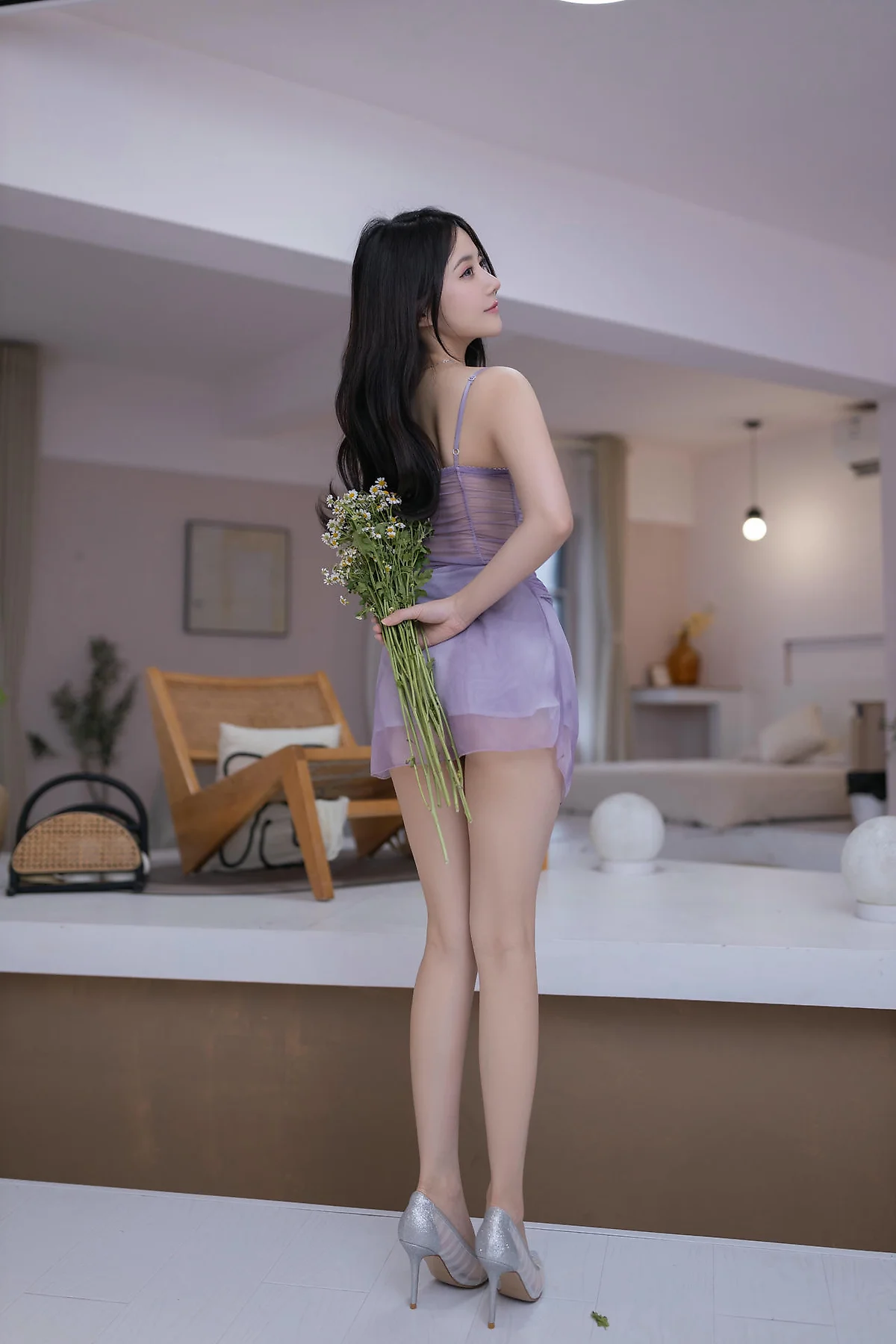 XiuRen 秀人 No.N186 鱼子酱Fish紫色纱裙美图 - 6