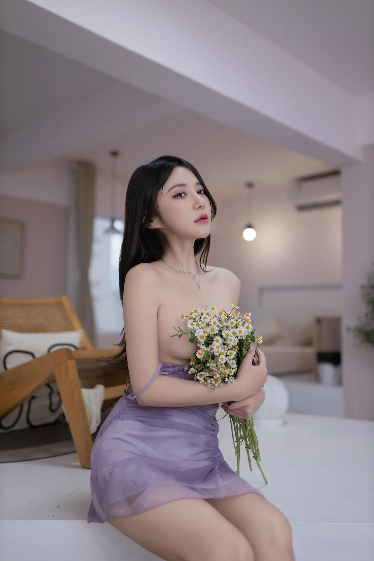 XiuRen 秀人 No.N186 鱼子酱Fish紫色纱裙美图 - 5