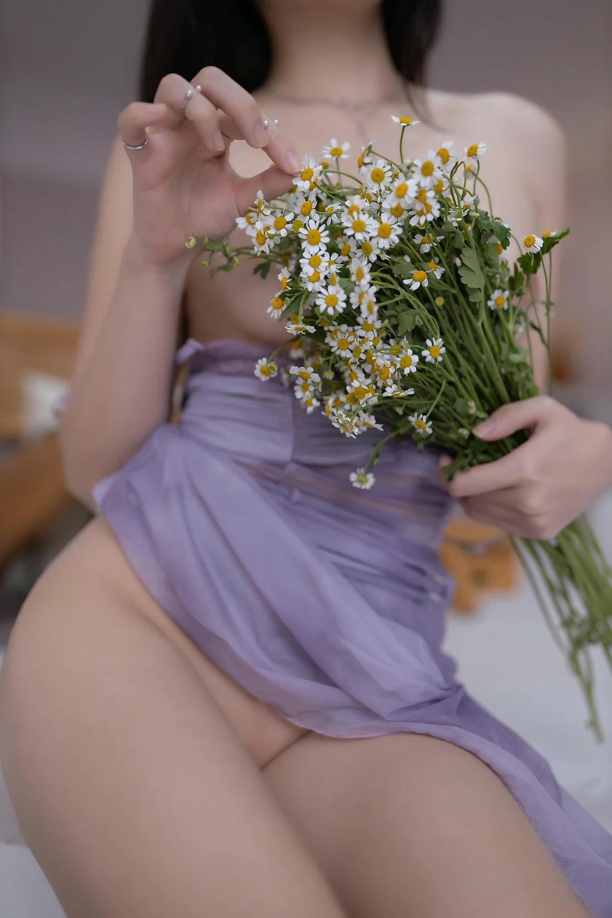 XiuRen 秀人 No.N186 鱼子酱Fish紫色纱裙美图 - 6