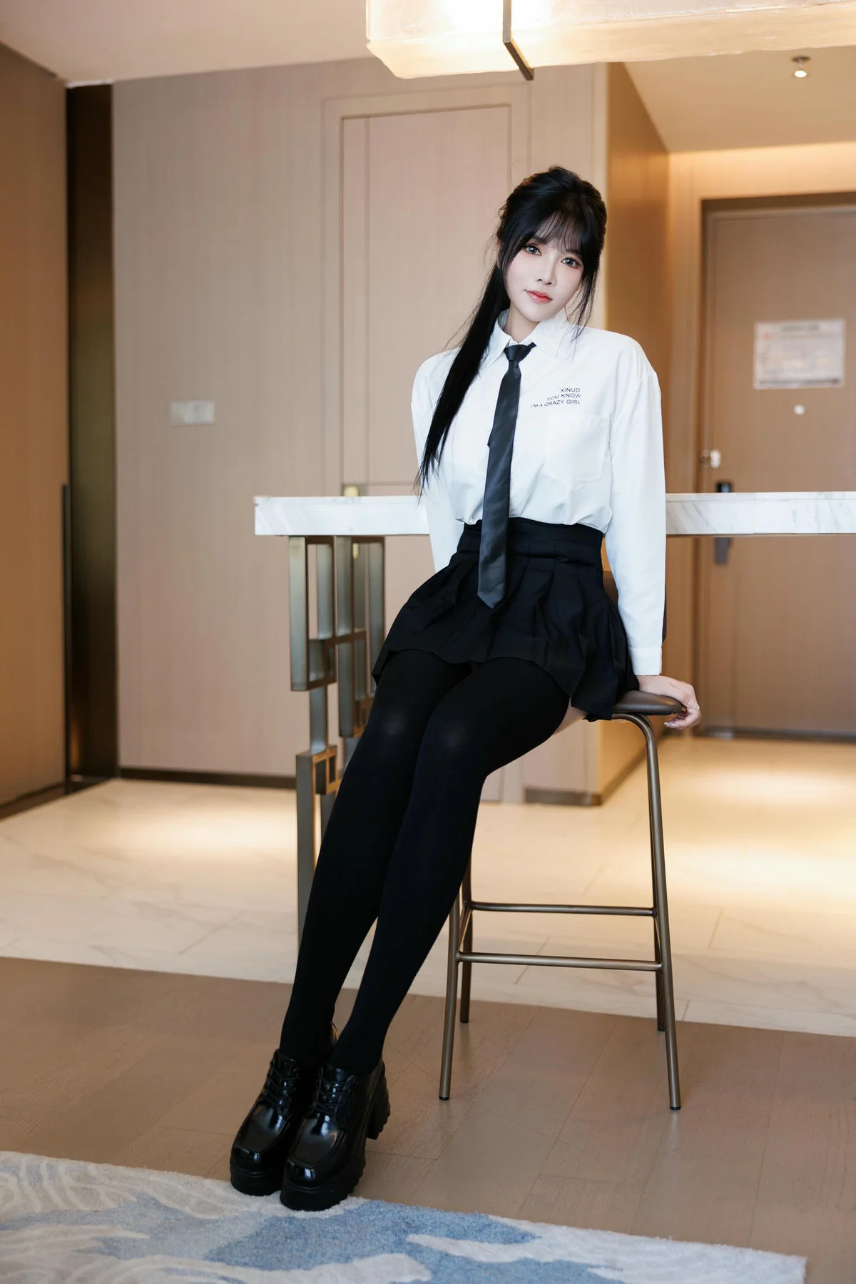 XiuRen 秀人 No.N276 娜比 清纯校园学生装 - 1
