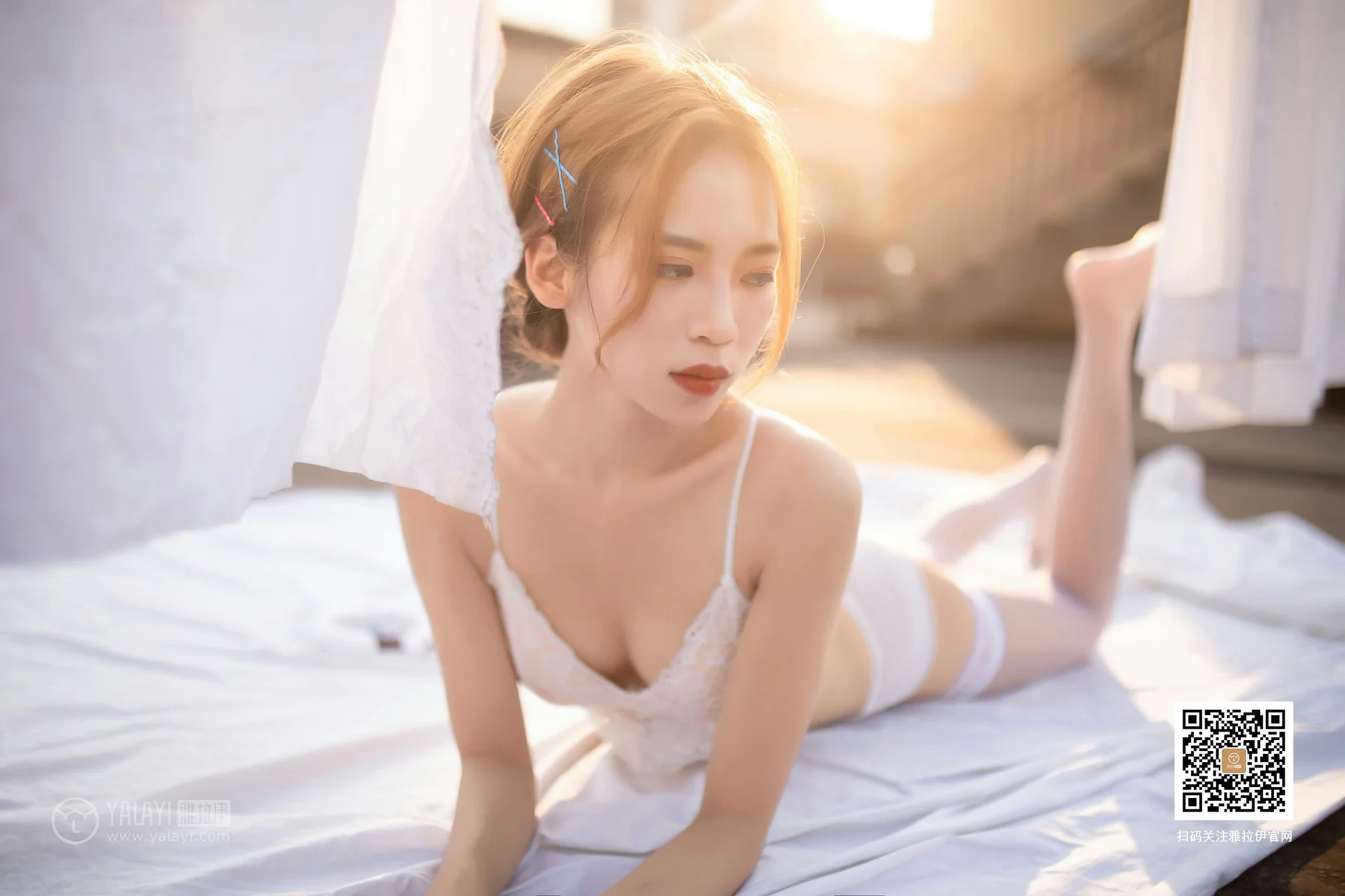 YALAYI 雅拉伊 Vol.378 丽雅《天台上的丝语》 - 3