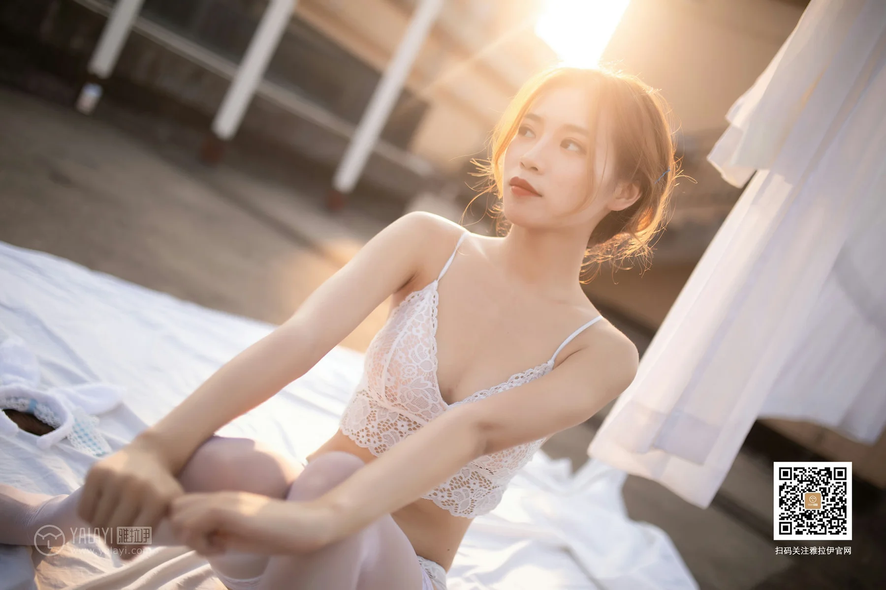 YALAYI 雅拉伊 Vol.378 丽雅《天台上的丝语》 - 2