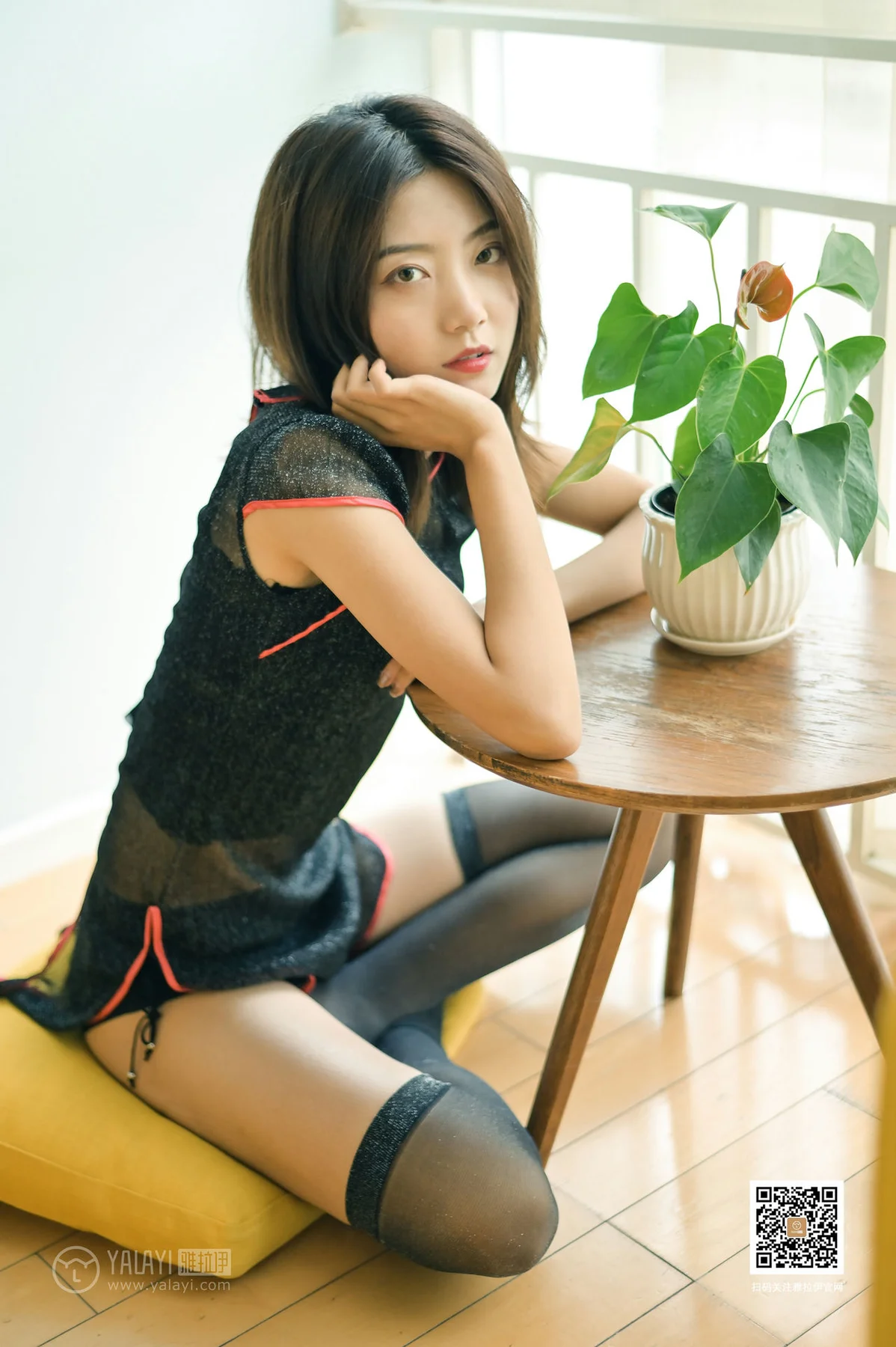 YALAYI 雅拉伊 Vol.382 纹纹《音乐系的旗袍女孩》 - 7