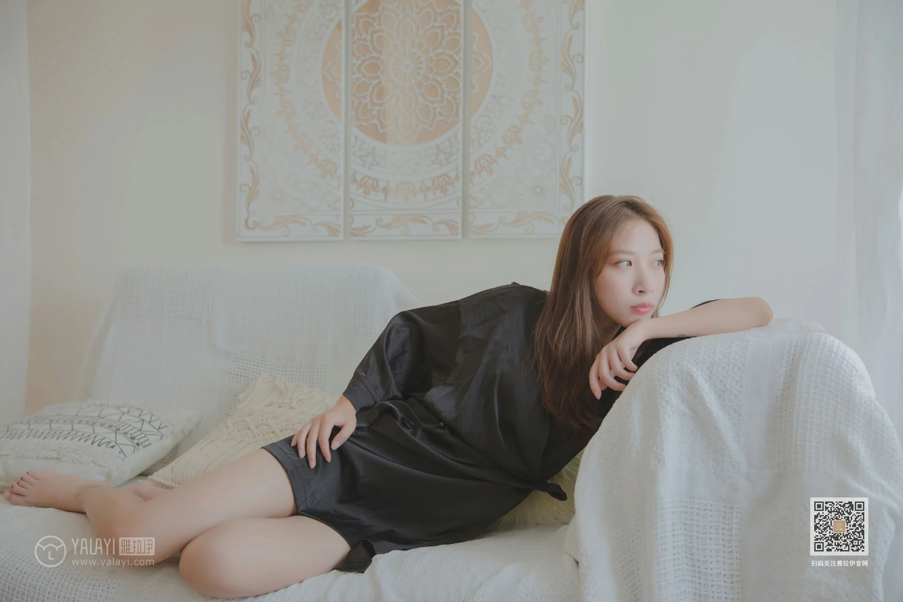 YALAYI 雅拉伊 Vol.416 蓝心《白加黑》 - 3