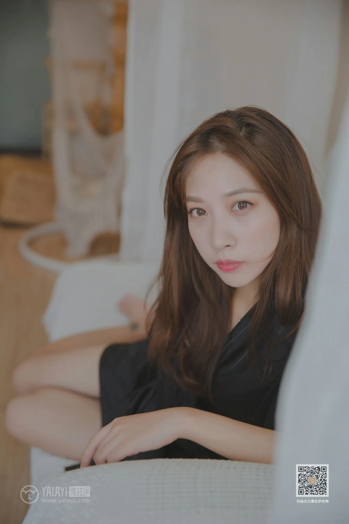 YALAYI 雅拉伊 Vol.416 蓝心《白加黑》 - 5