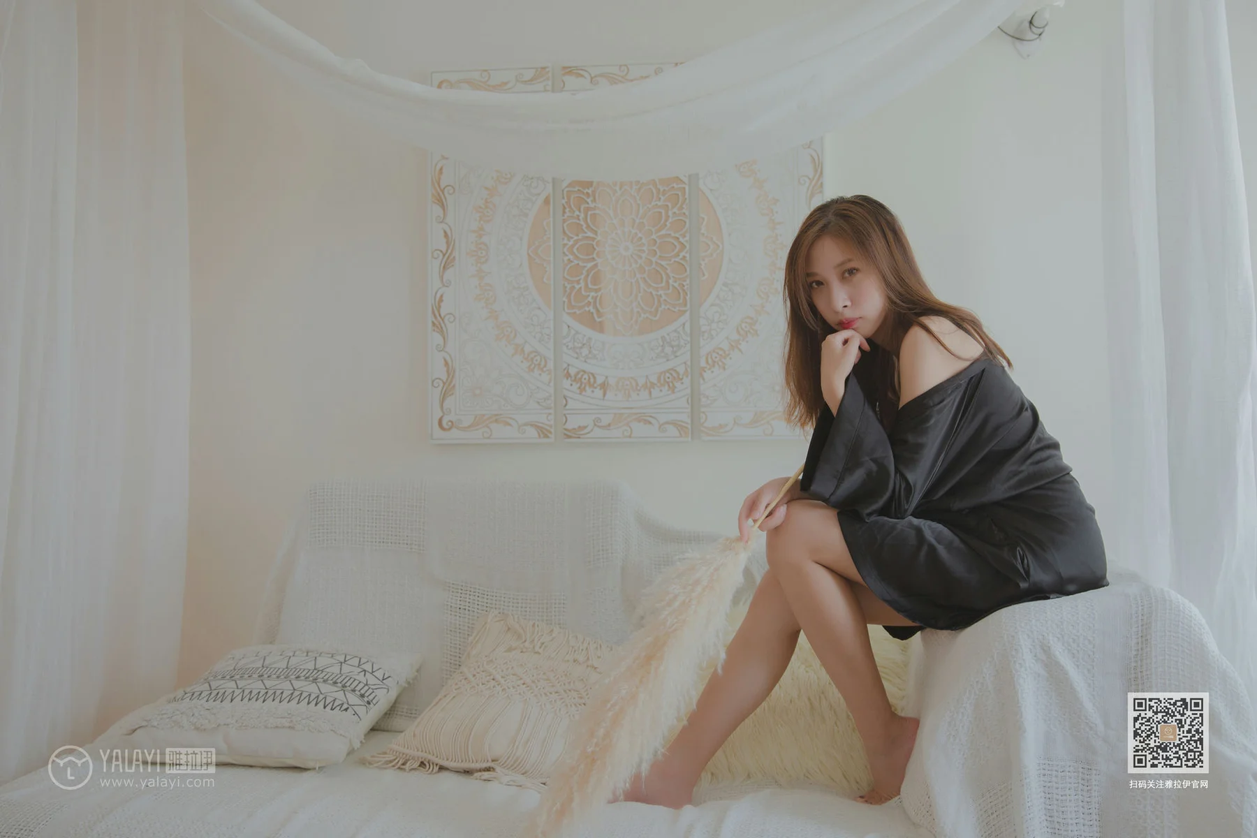 YALAYI 雅拉伊 Vol.416 蓝心《白加黑》 - 3