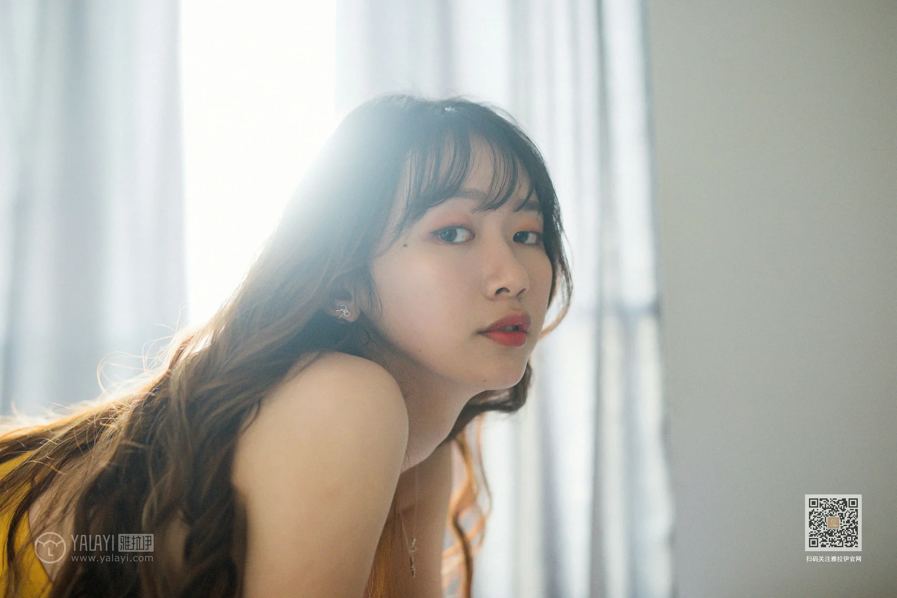 YALAYI 雅拉伊 Vol.511 杏色女孩儿 晓琳 - 5