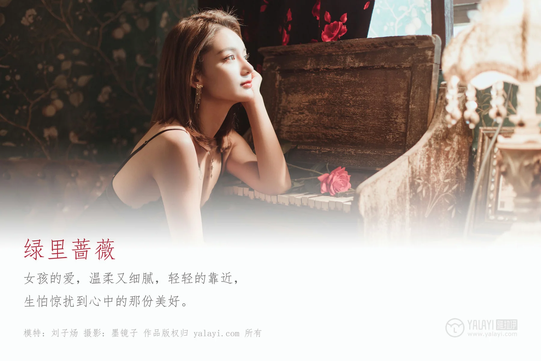 YALAYI 雅拉伊 Vol.518 绿里蔷薇 刘子炀 - 1