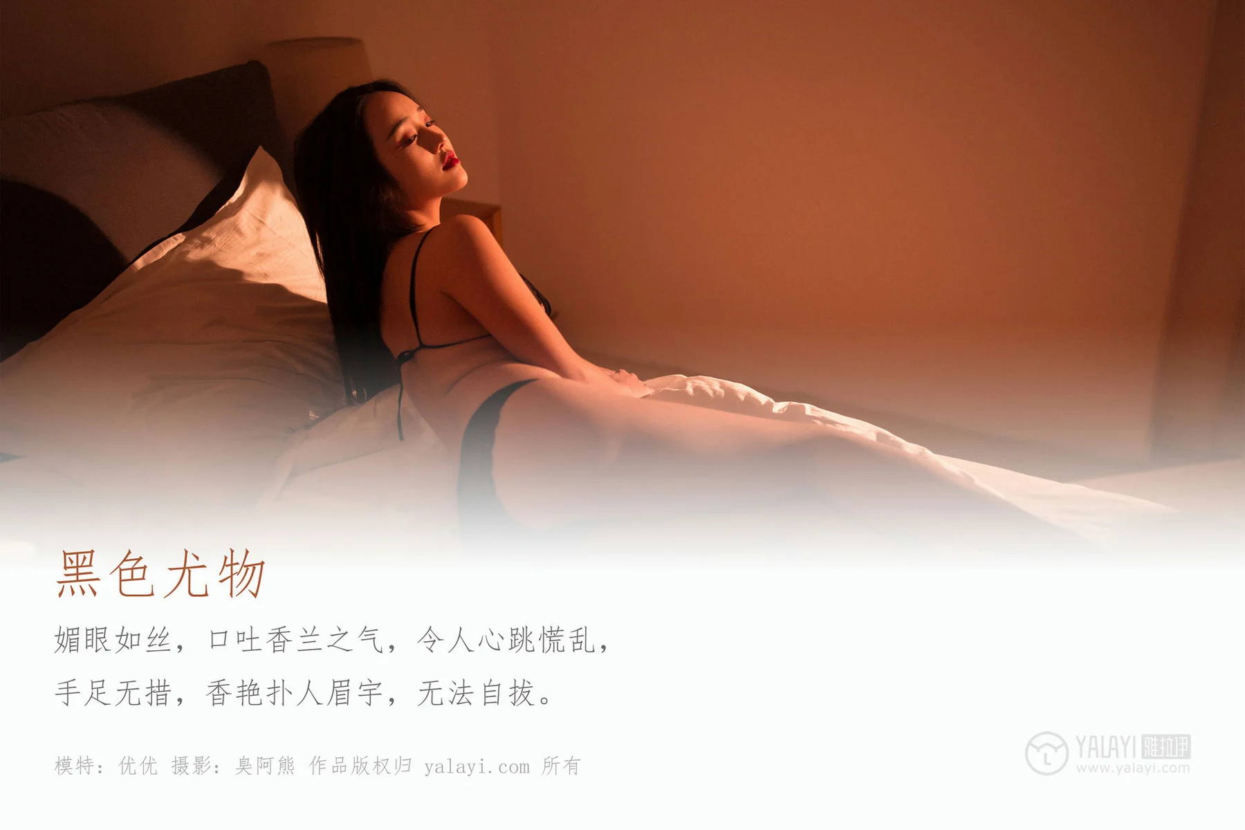 YALAYI 雅拉伊 Vol.521 黑色尤物 优优 - 1