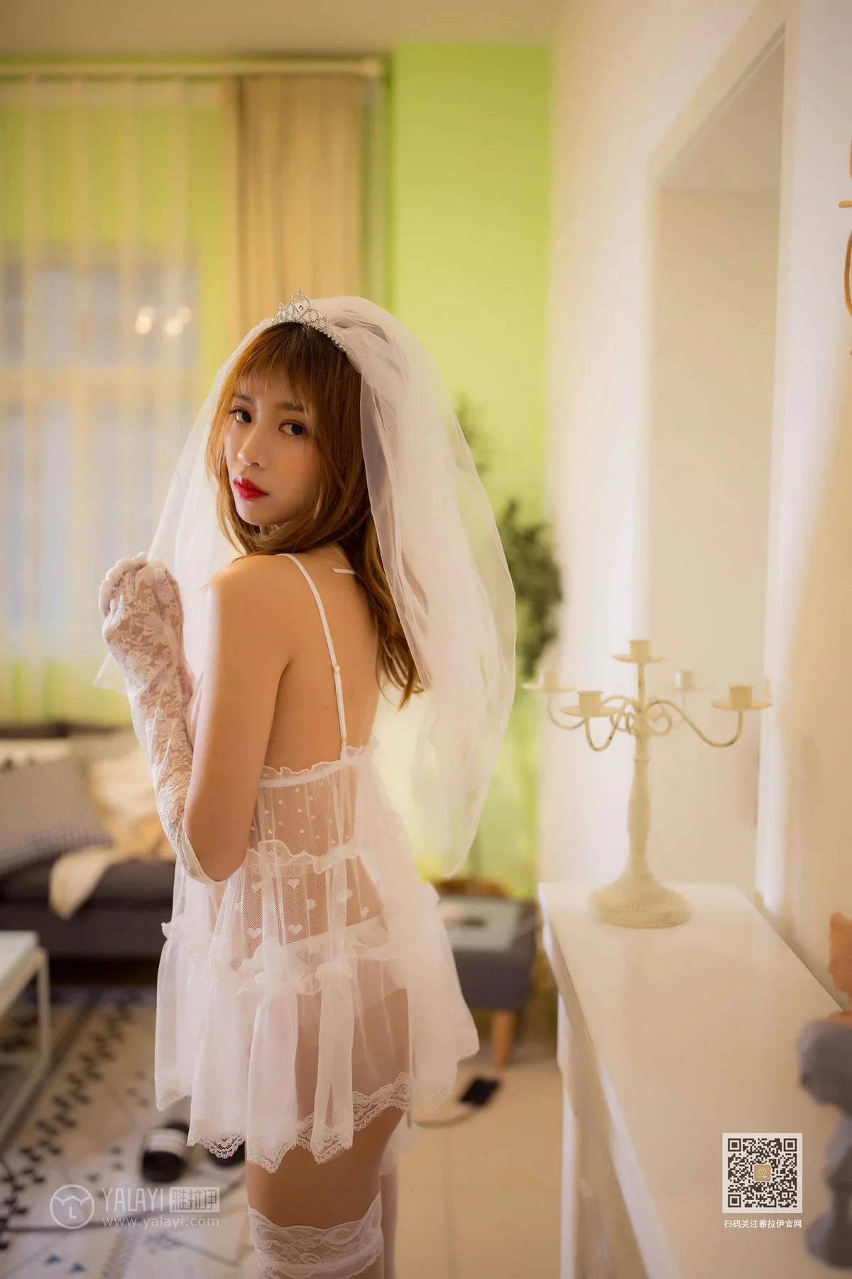 YALAYI 雅拉伊 Vol.523 情趣婚纱 丽雅 - 5