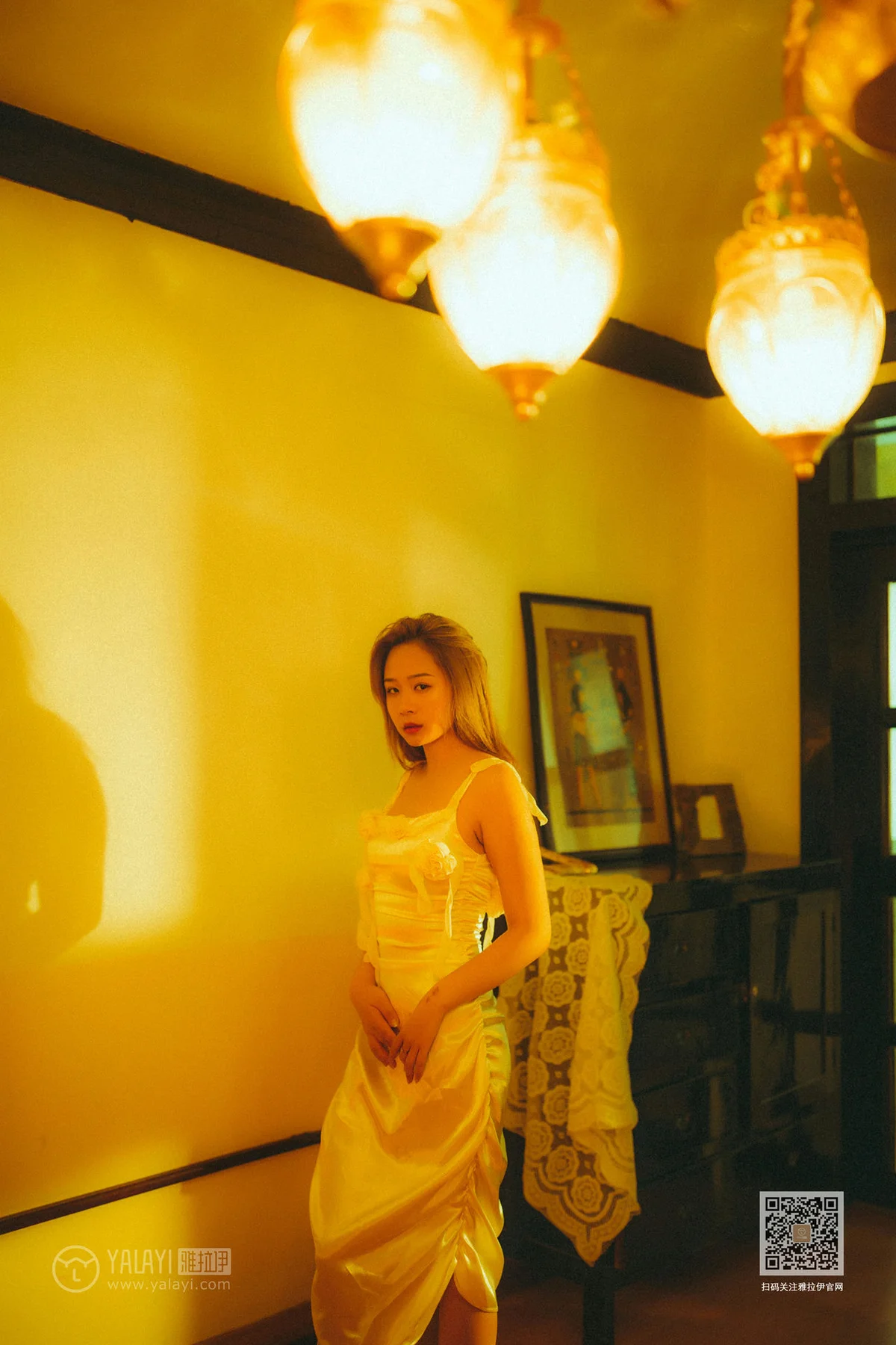 YALAYI 雅拉伊 Vol.614 对着暮光呢喃 岳璐璐 - 5