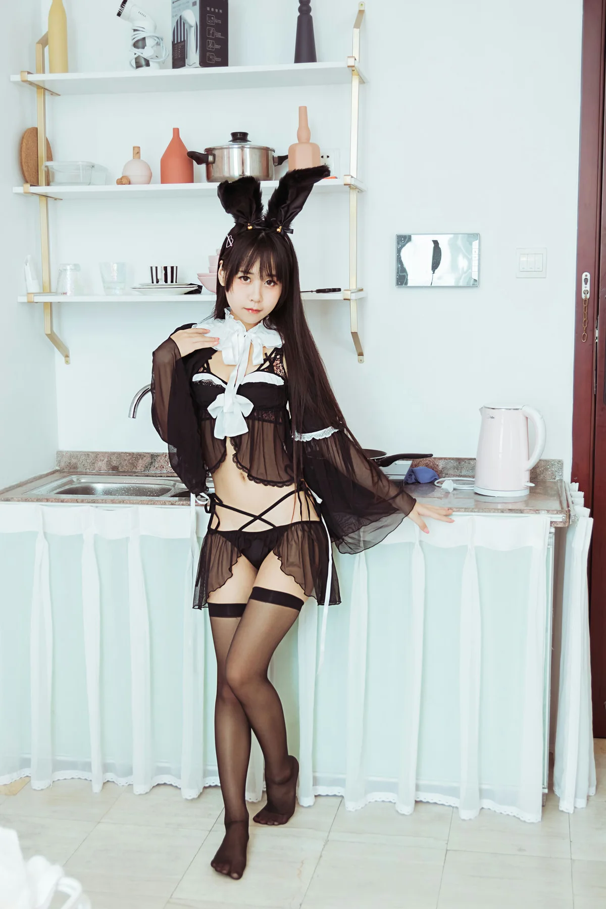 YALAYI 雅拉伊 Vol.617 今晚穿了女仆装 甜酱吖 - 3