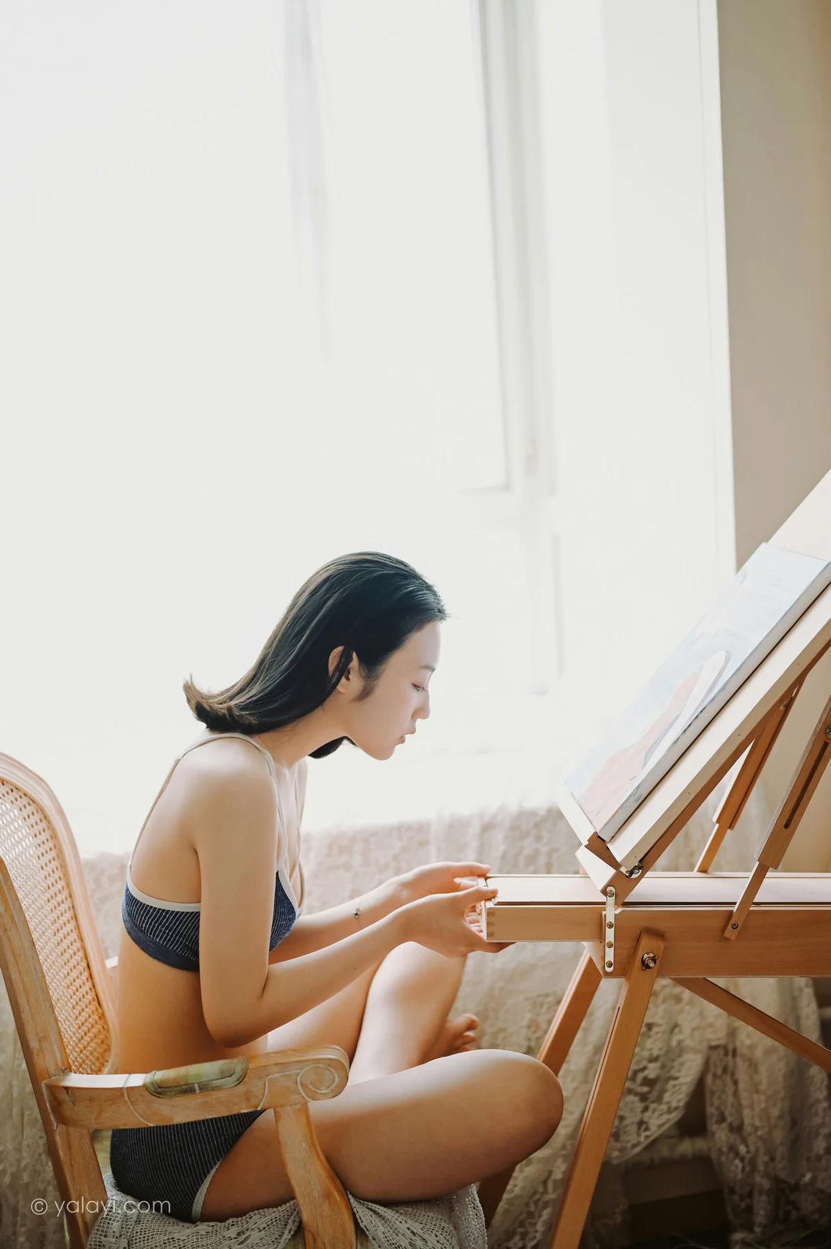 YALAYI 雅拉伊 Vol.668   沈伊 《作画的女孩》 - 4