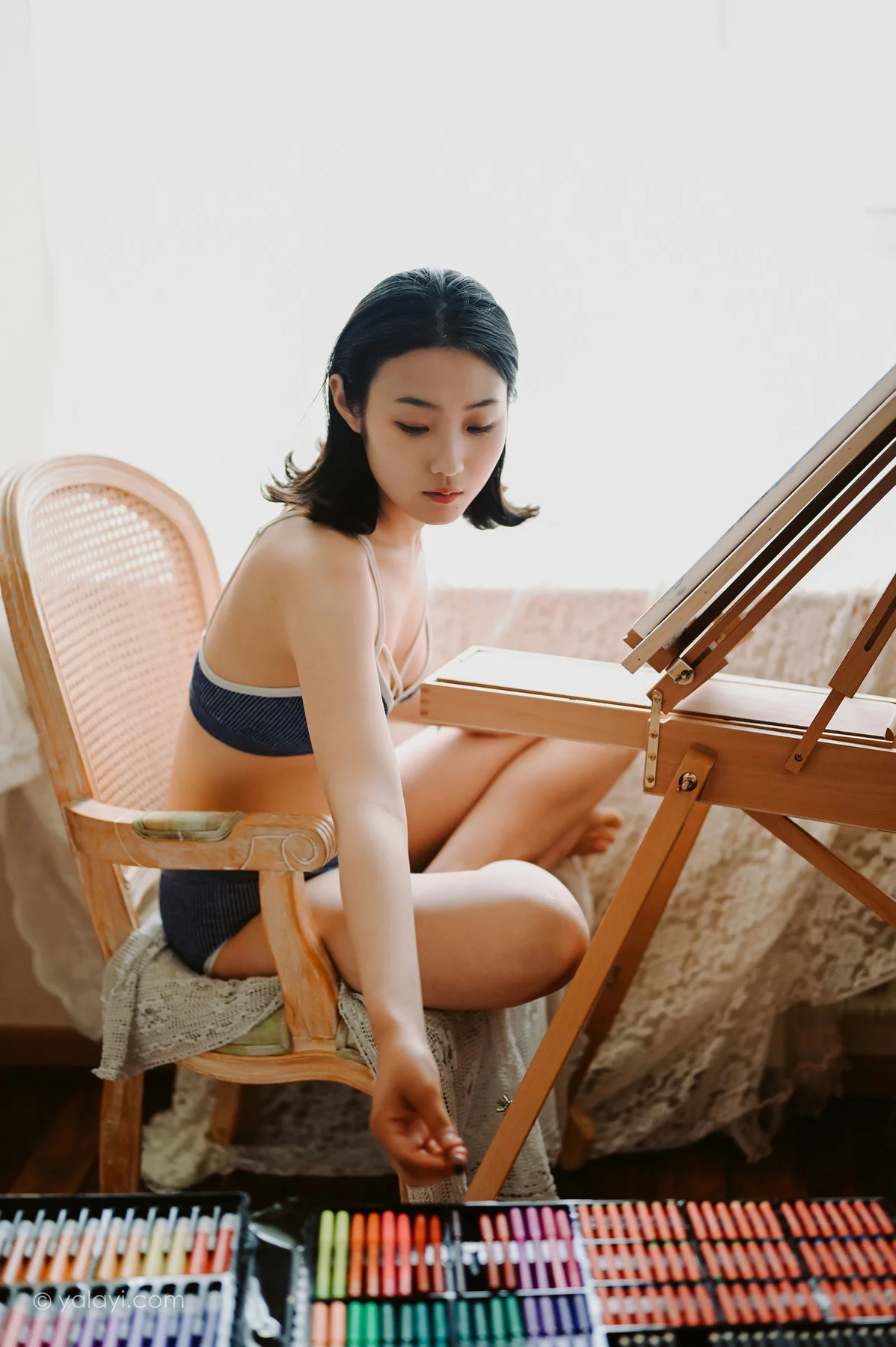 YALAYI 雅拉伊 Vol.668   沈伊 《作画的女孩》 - 5