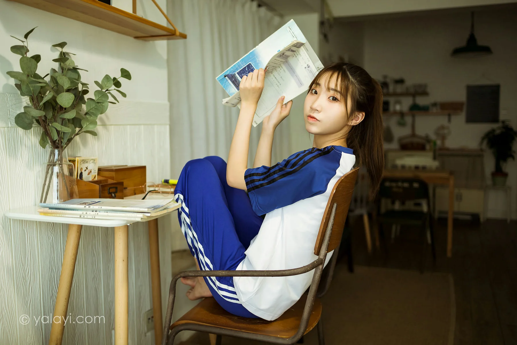 YALAYI 雅拉伊 Vol.718    小乔 学生制服一对一辅导 - 2