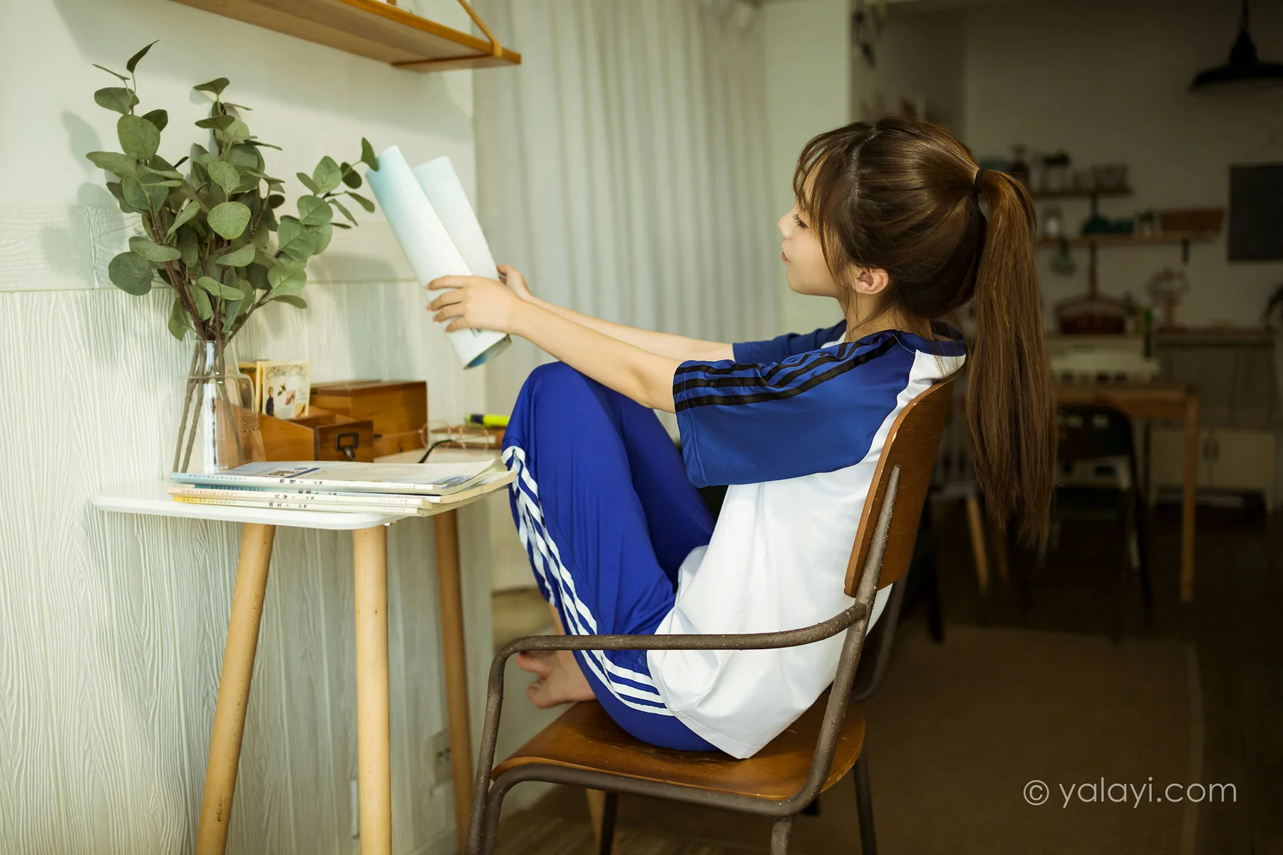 YALAYI 雅拉伊 Vol.718    小乔 学生制服一对一辅导 - 3