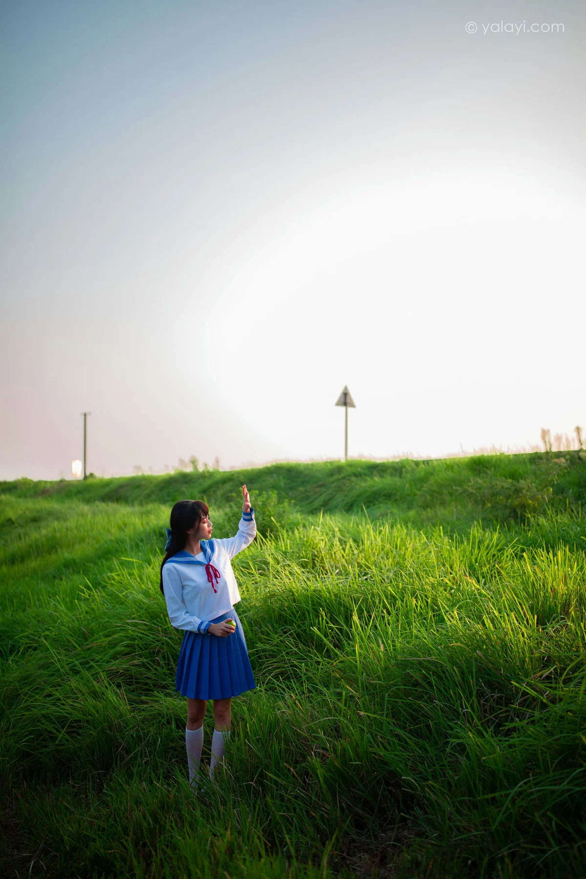 YALAYI 雅拉伊 Vol.723    丽雅 秋意浓 制服少女 - 6