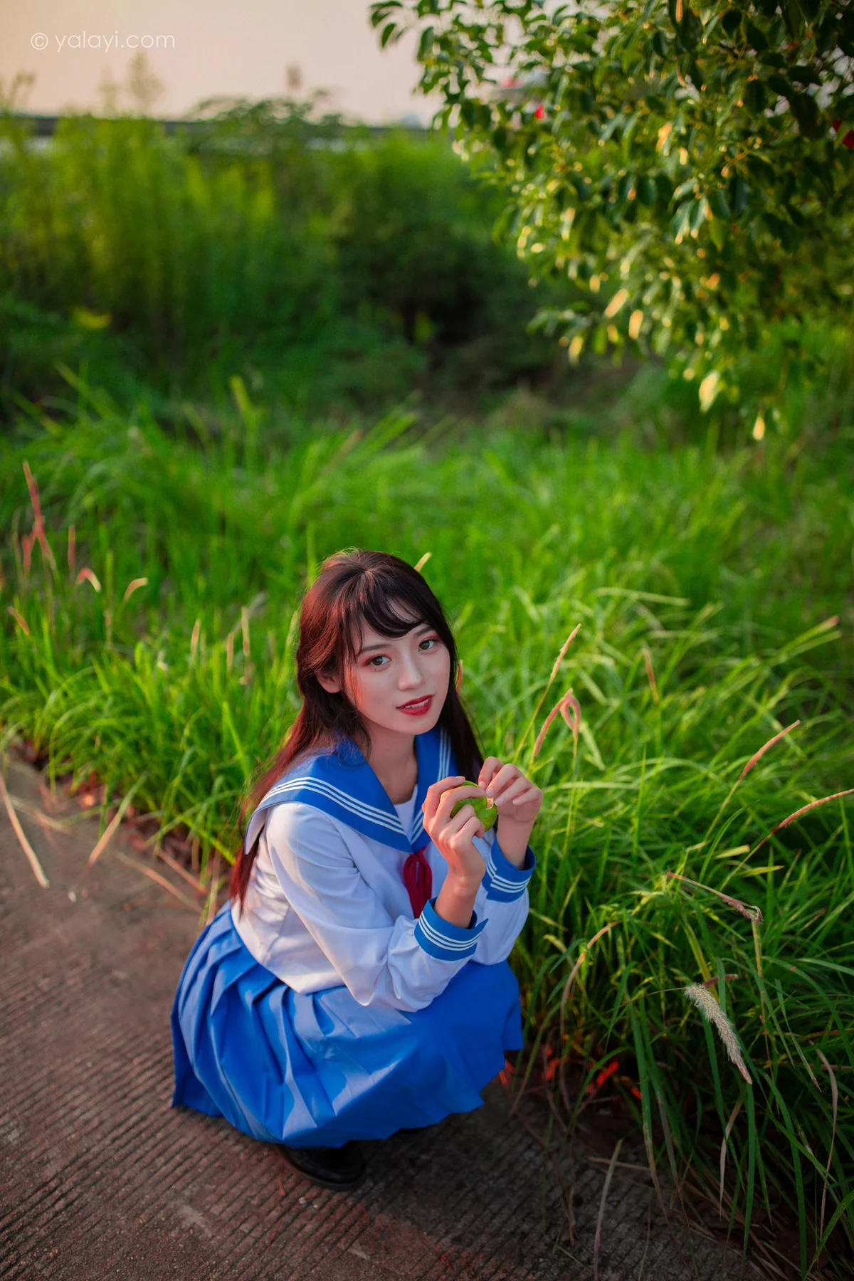 YALAYI 雅拉伊 Vol.723    丽雅 秋意浓 制服少女 - 10