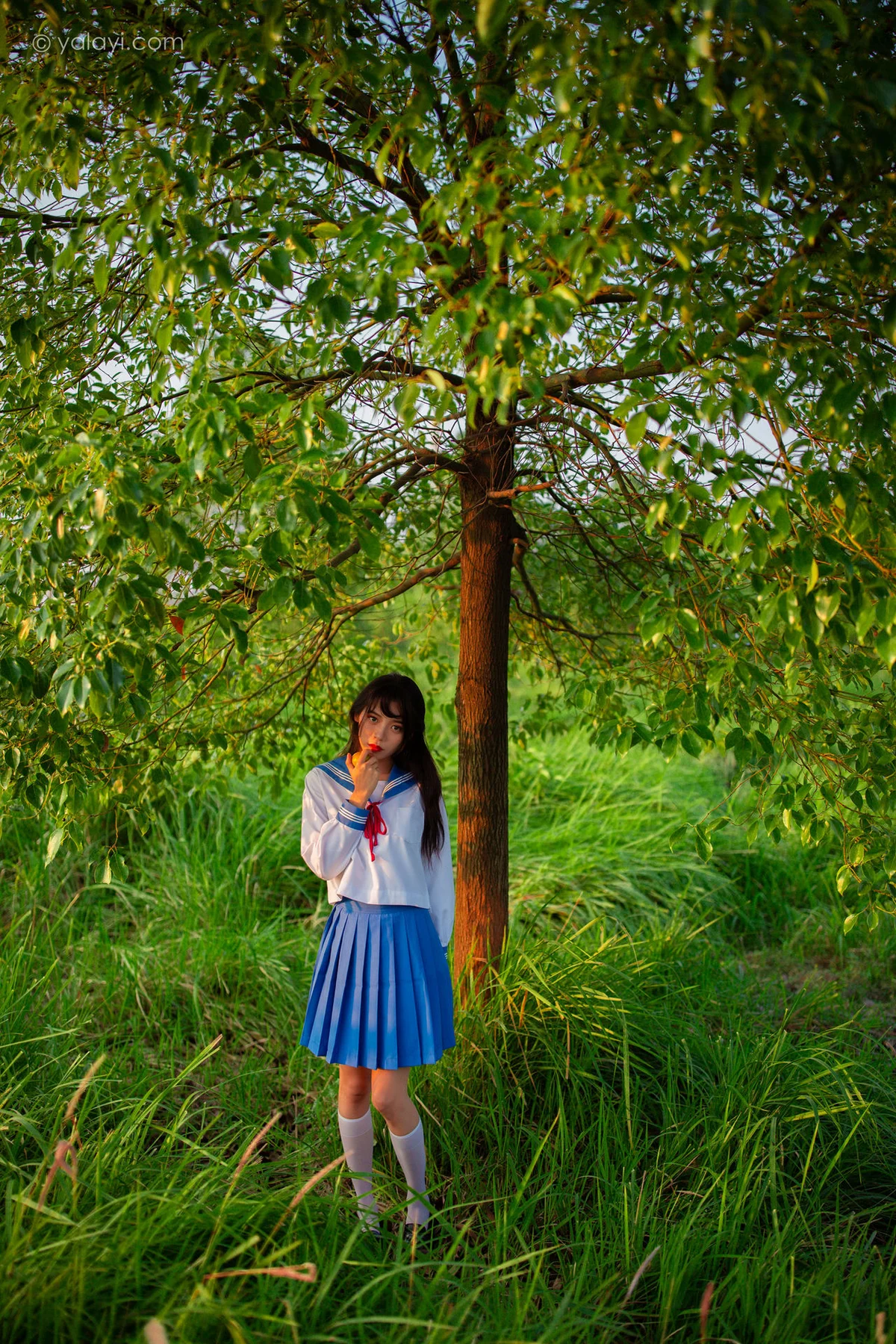 YALAYI 雅拉伊 Vol.723    丽雅 秋意浓 制服少女 - 4