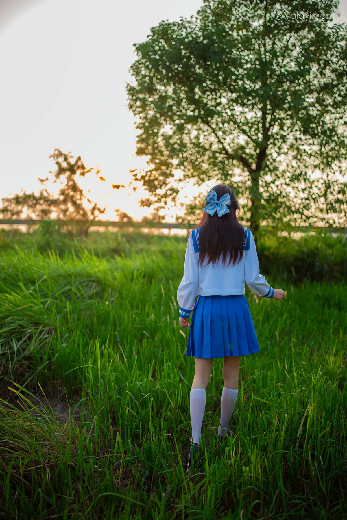 YALAYI 雅拉伊 Vol.723    丽雅 秋意浓 制服少女 - 5