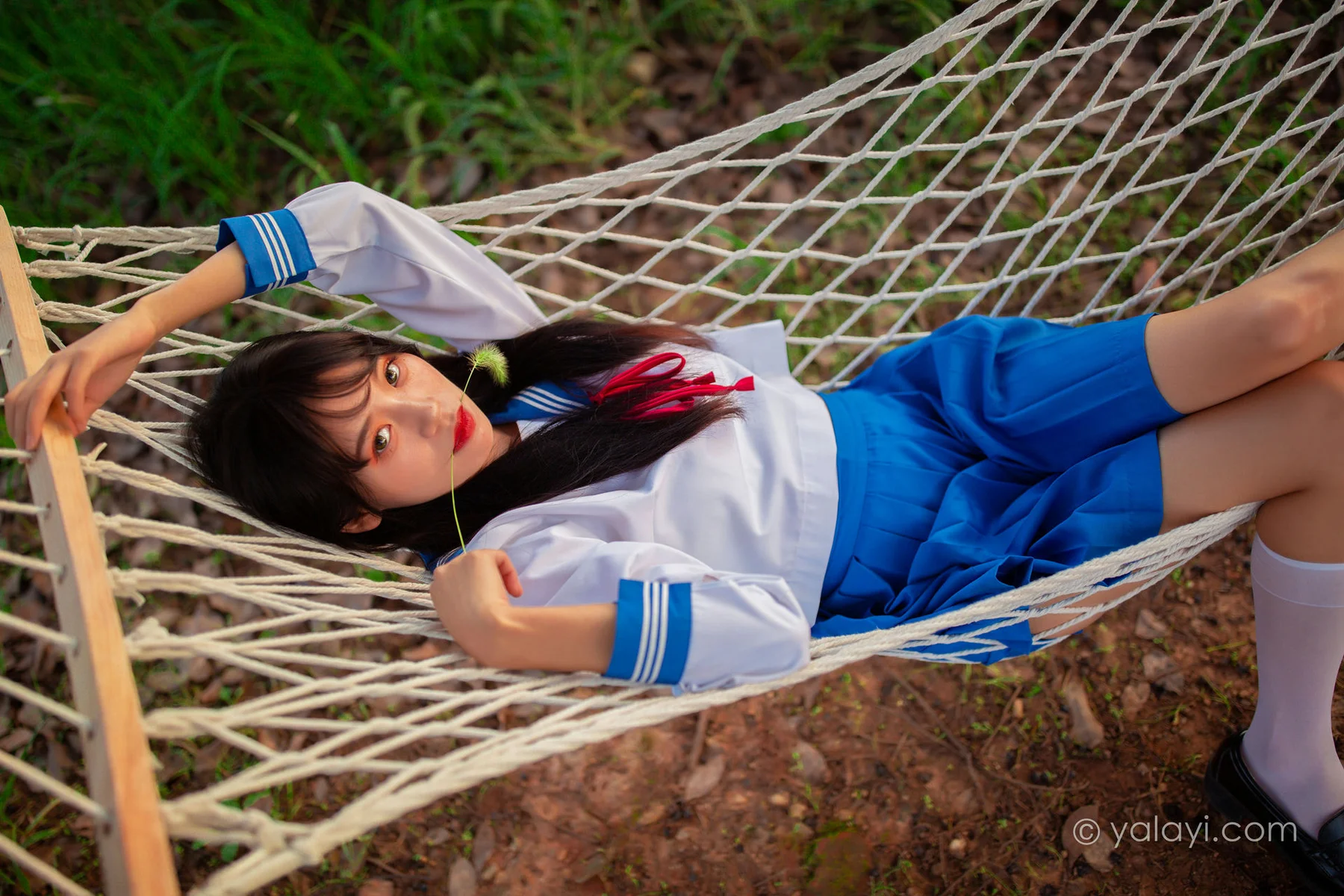 YALAYI 雅拉伊 Vol.723    丽雅 秋意浓 制服少女 - 8