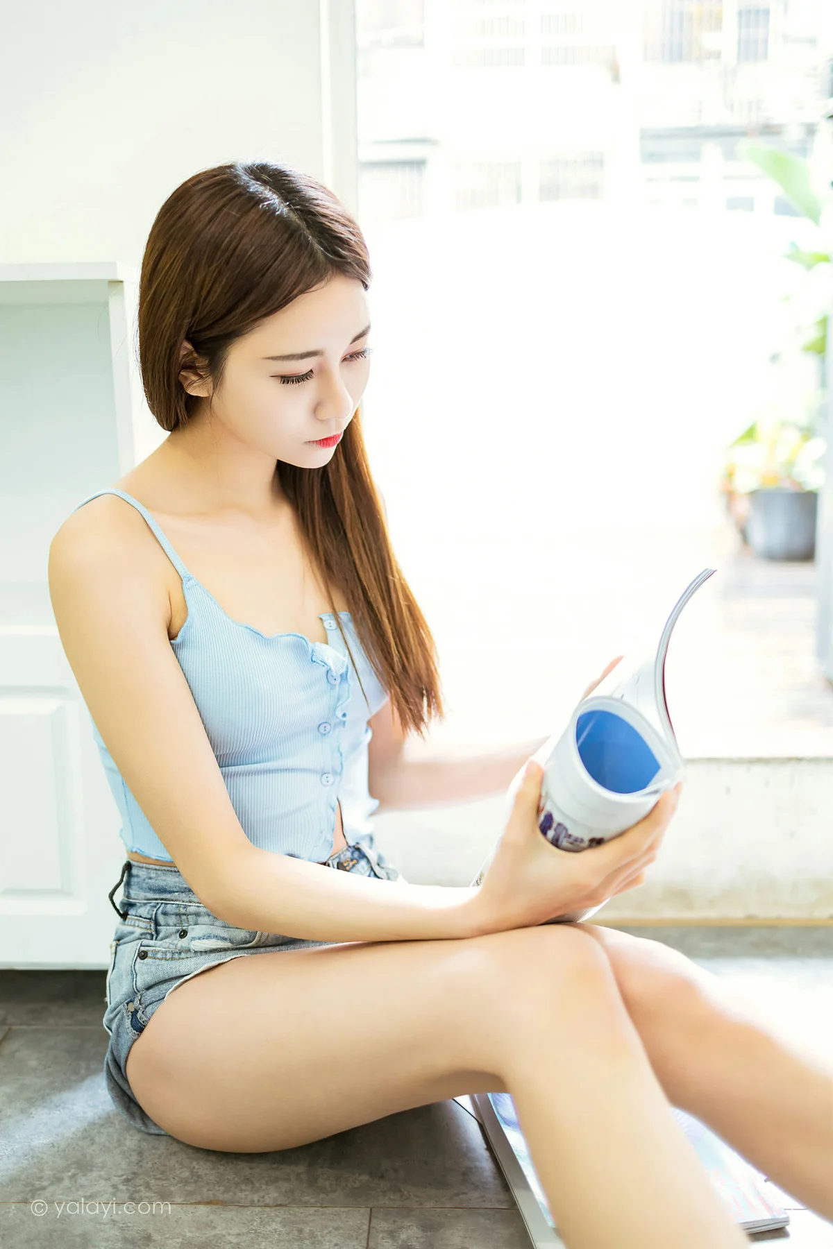 YALAYI 雅拉伊 Vol.772    陈若冰 蓝色背心 - 5