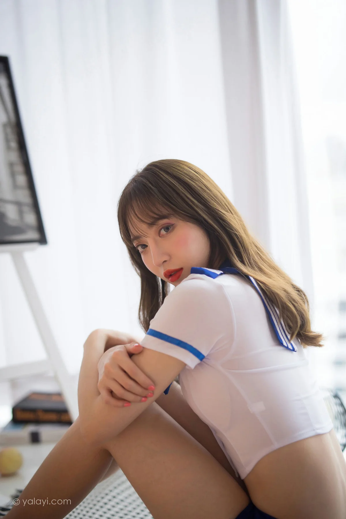 YALAYI 雅拉伊 Vol.803   白雪 空中玩家 - 9