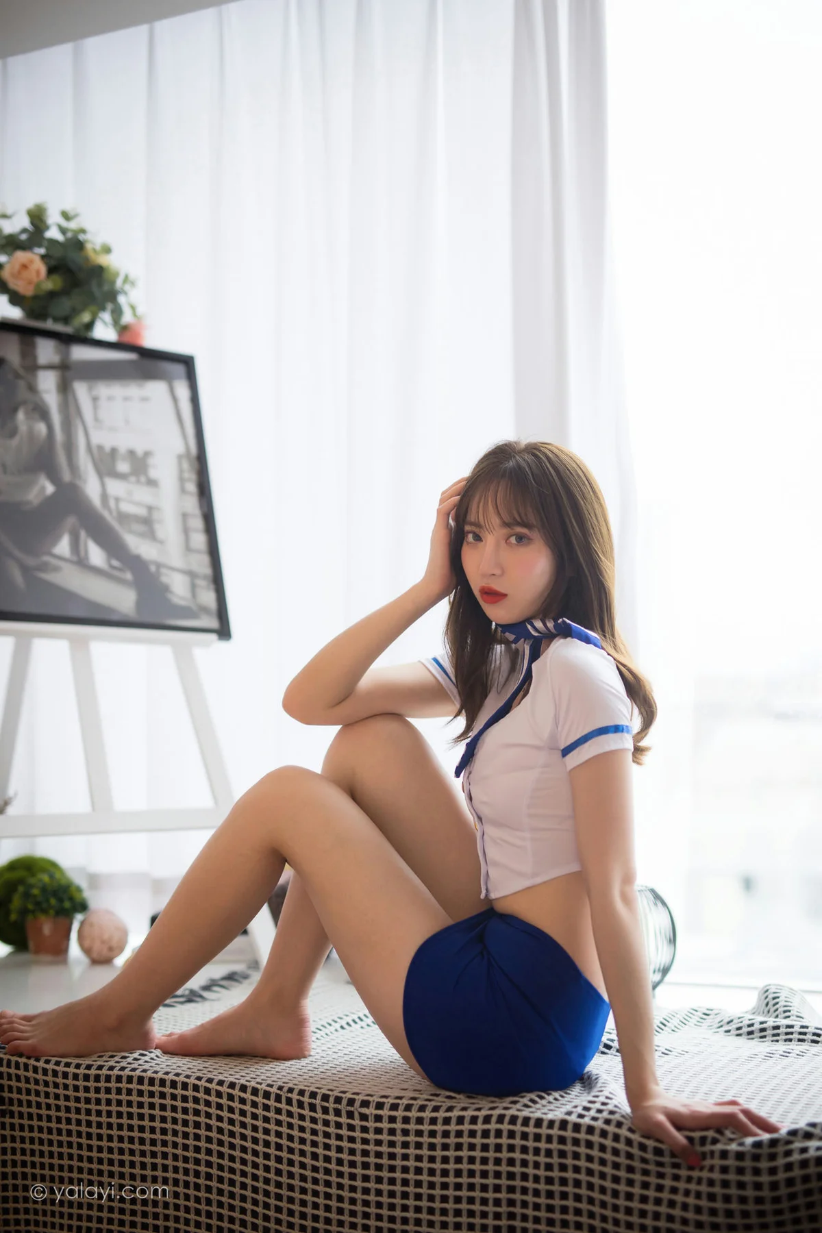 YALAYI 雅拉伊 Vol.803   白雪 空中玩家 - 10