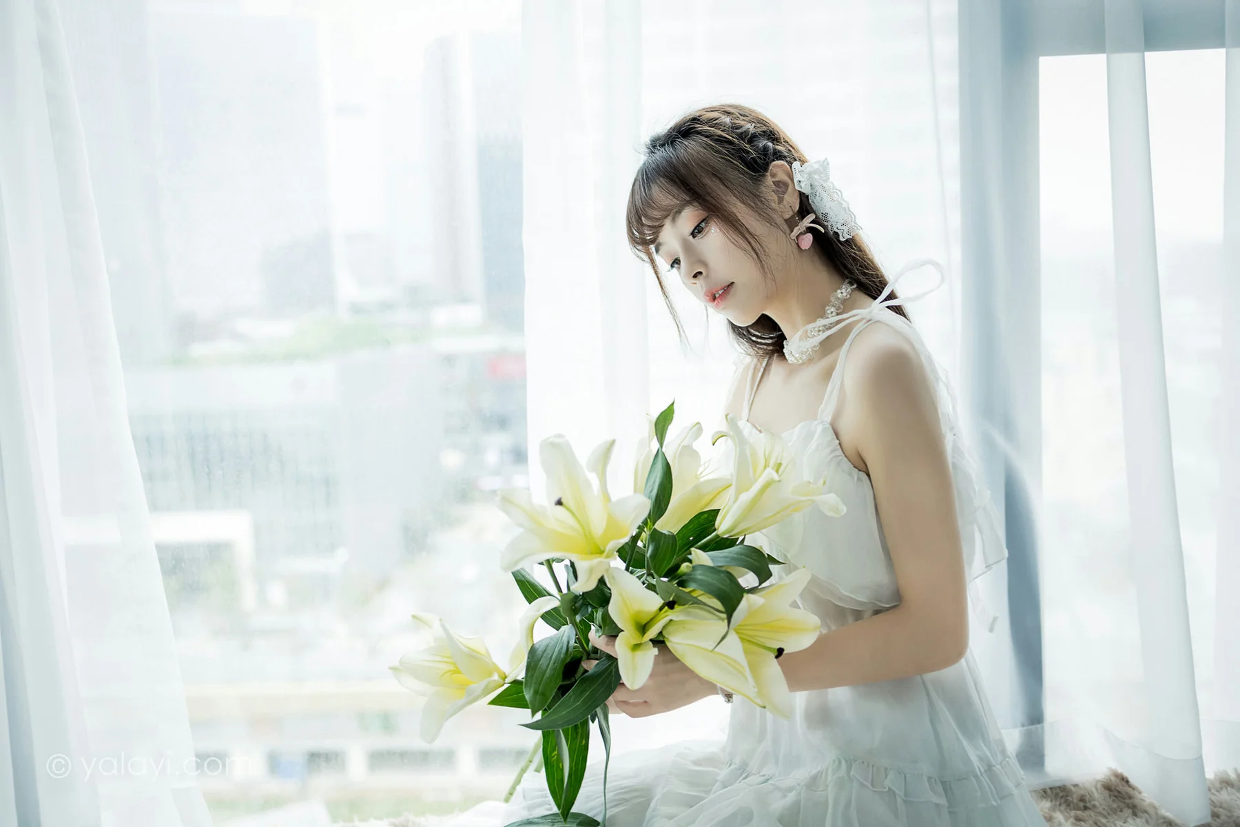 YALAYI 雅拉伊 Vol.804   程小蝶 白色恋人 - 8