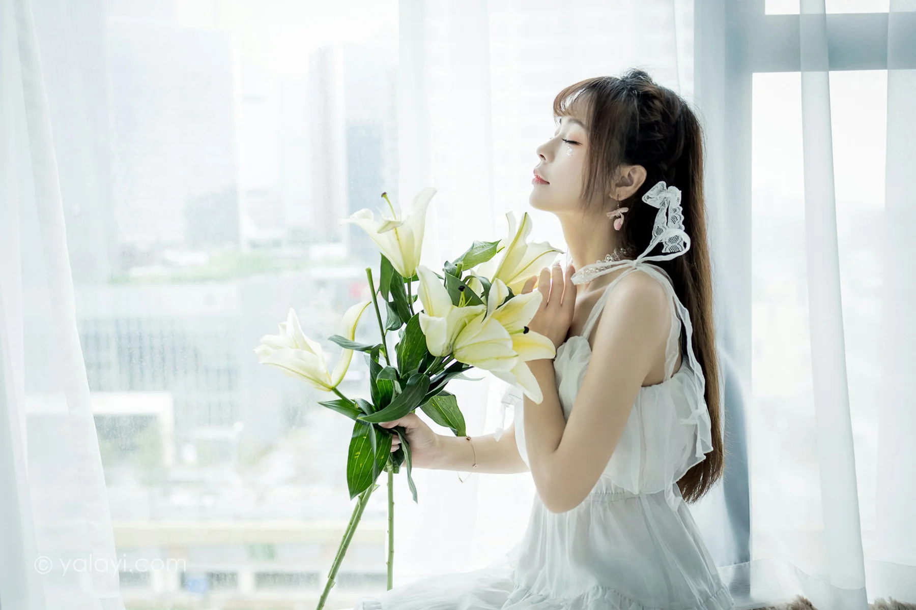 YALAYI 雅拉伊 Vol.804   程小蝶 白色恋人 - 9