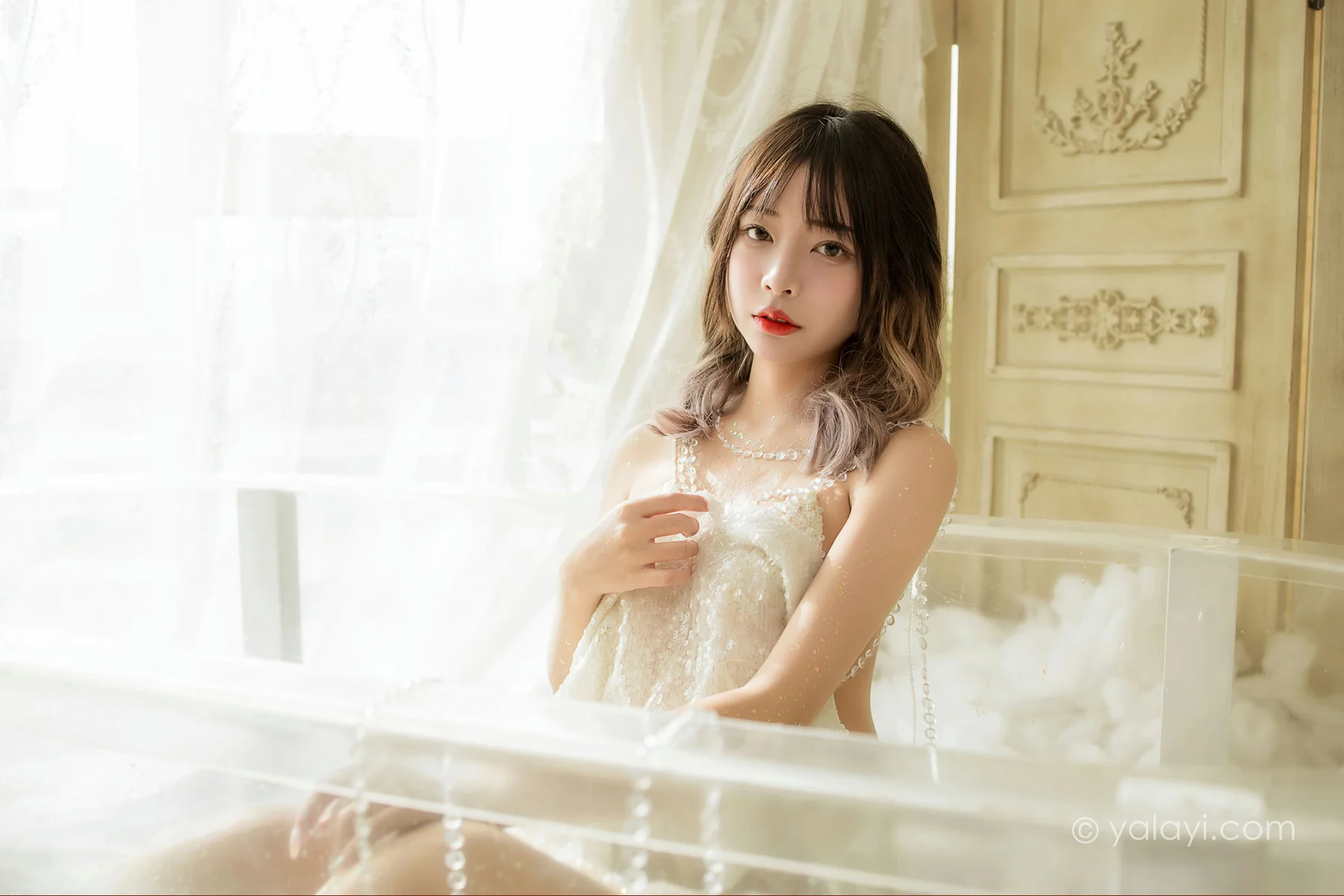 YALAYI 雅拉伊 Vol.841  阿禾 水中白莲 - 4