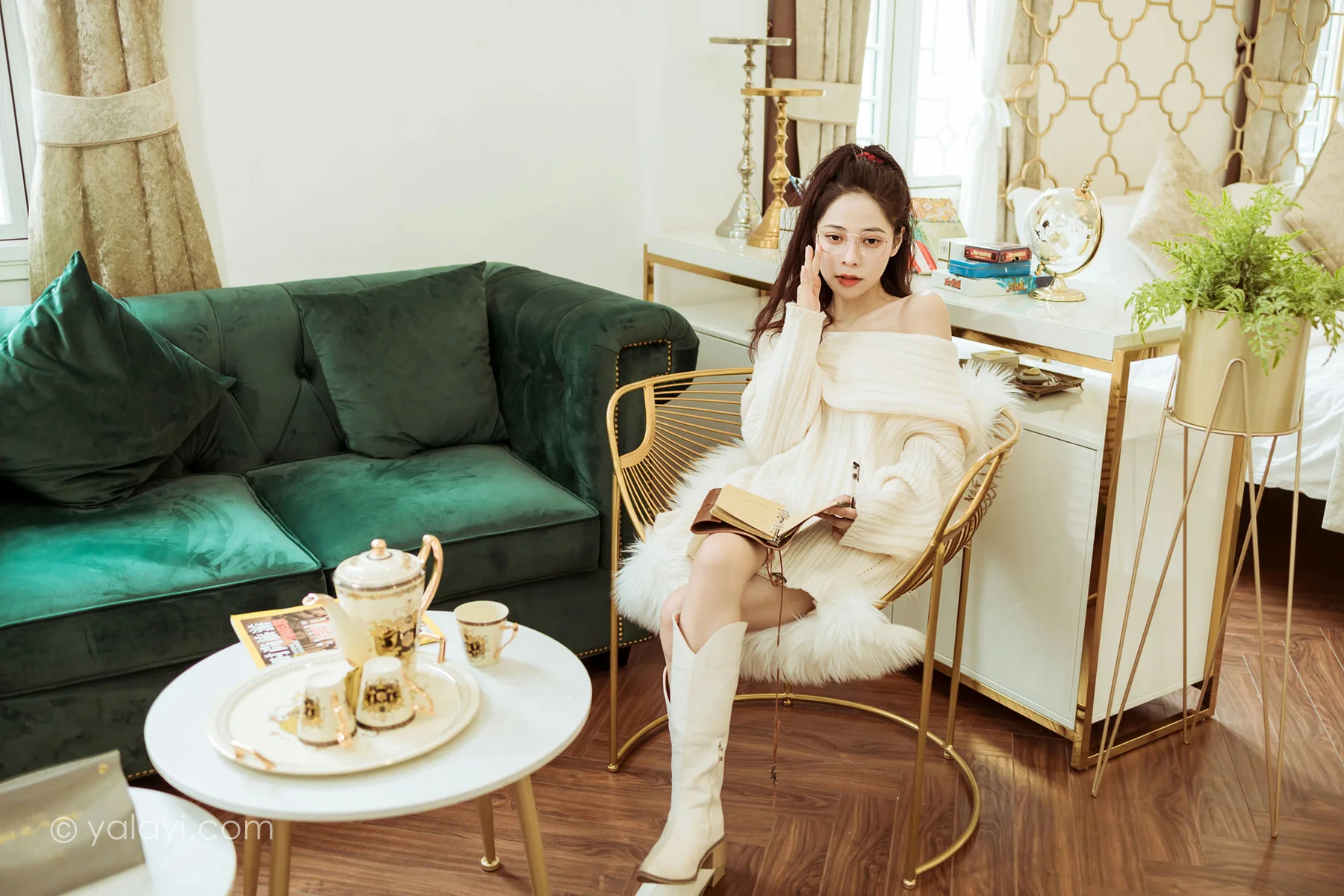 YALAYI 雅拉伊 Vol.872   诗咏 女友来探班 - 6