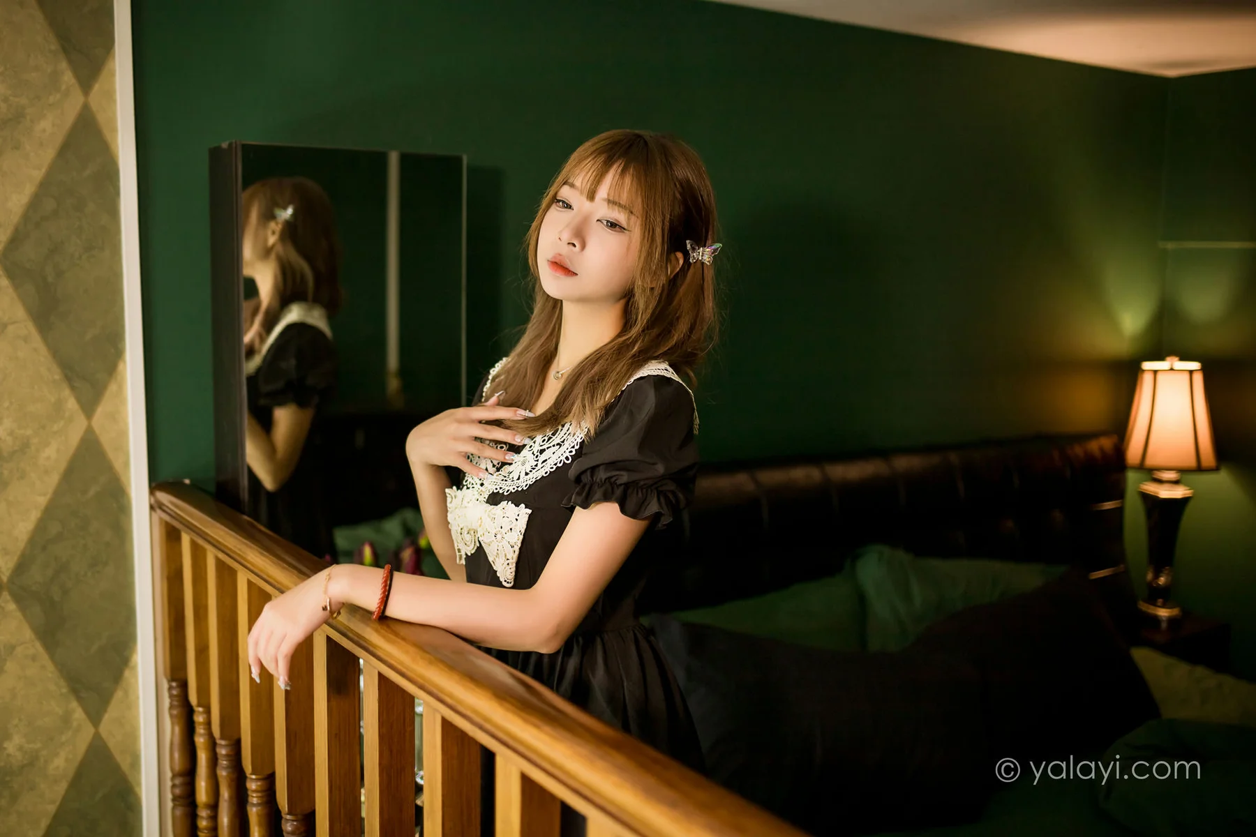 YALAYI 雅拉伊 Vol.926  阿禾 黑色蝴蝶 - 8