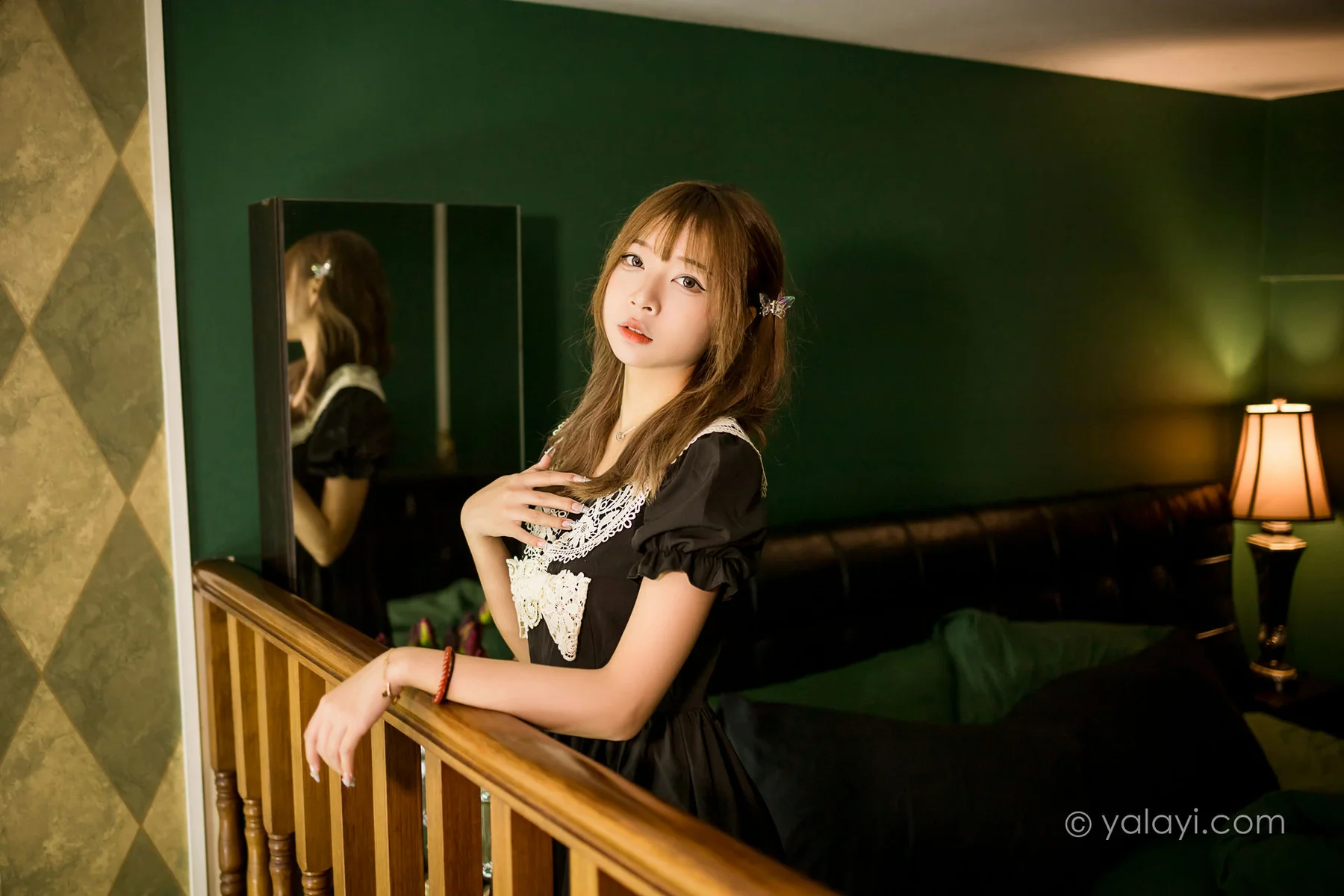 YALAYI 雅拉伊 Vol.926  阿禾 黑色蝴蝶 - 9