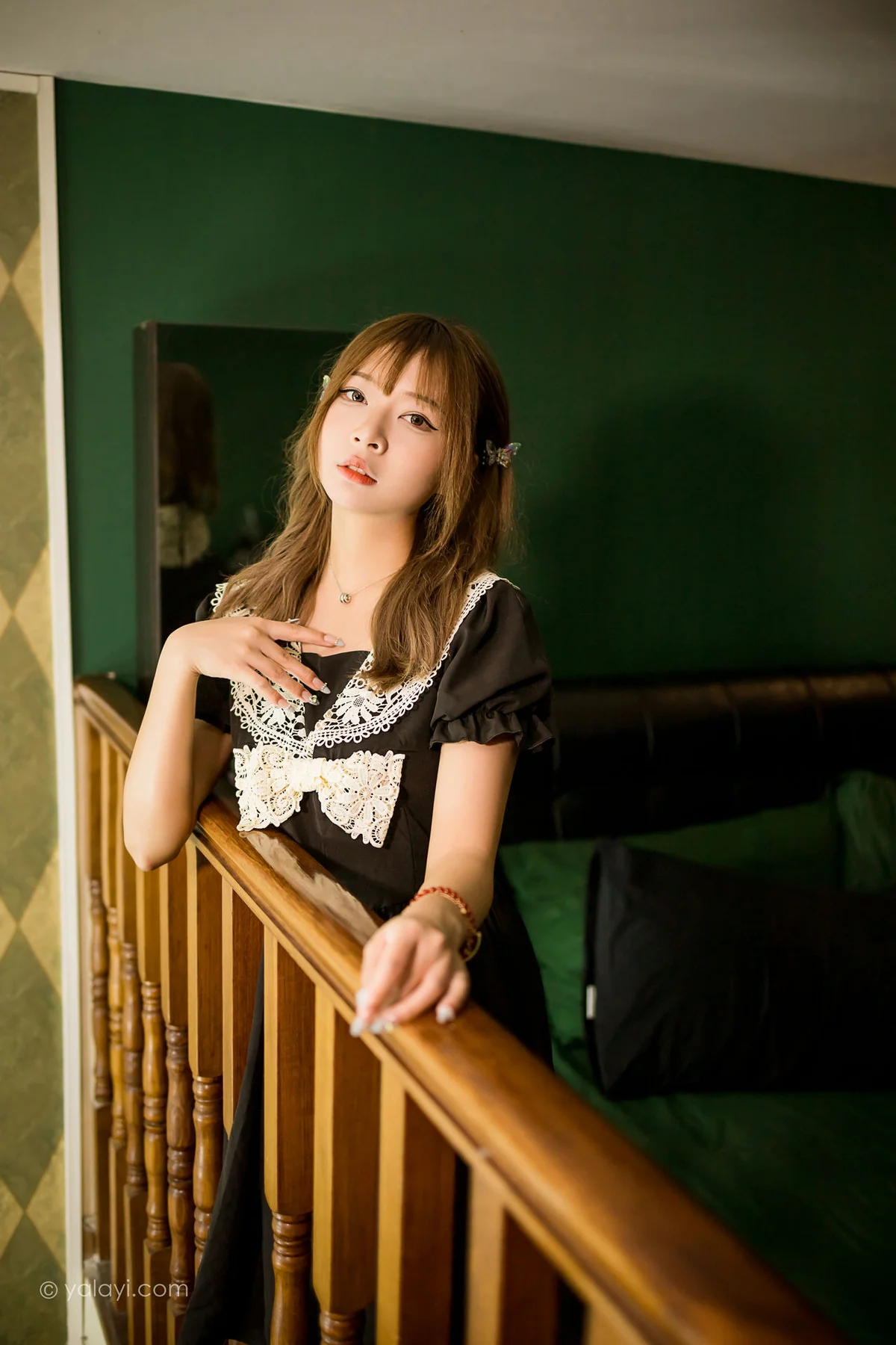 YALAYI 雅拉伊 Vol.926  阿禾 黑色蝴蝶 - 3